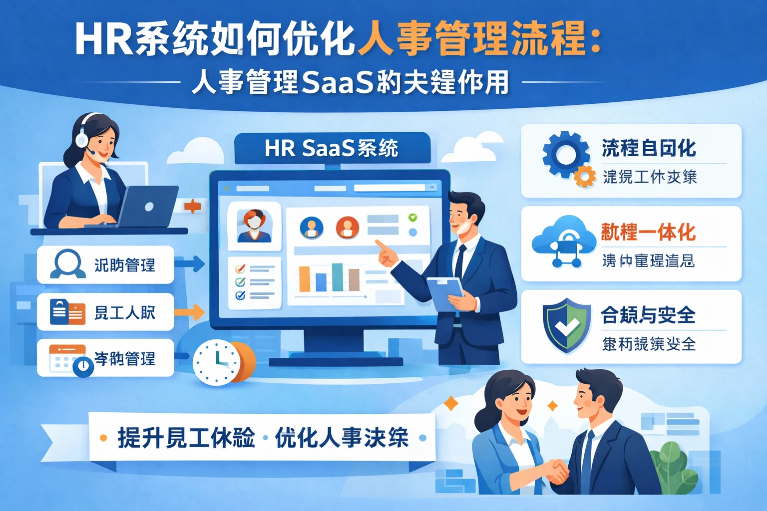 HR系统如何优化人事管理流程:人事管理SaaS的关键作用