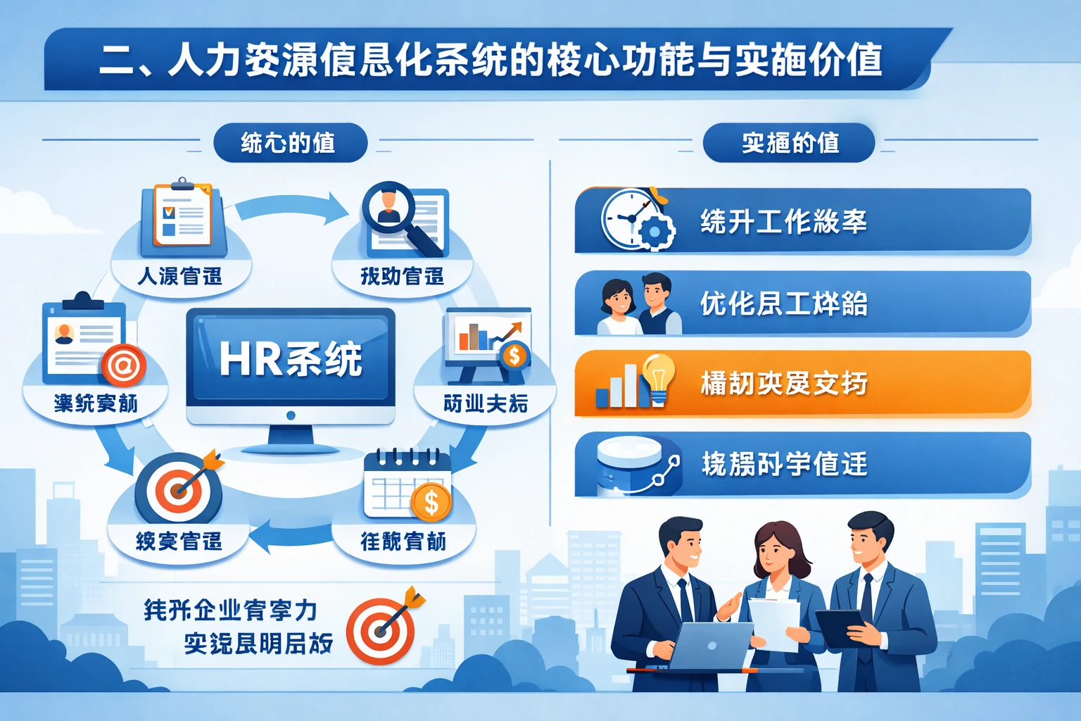 二、人力资源信息化系统的核心功能与实施价值