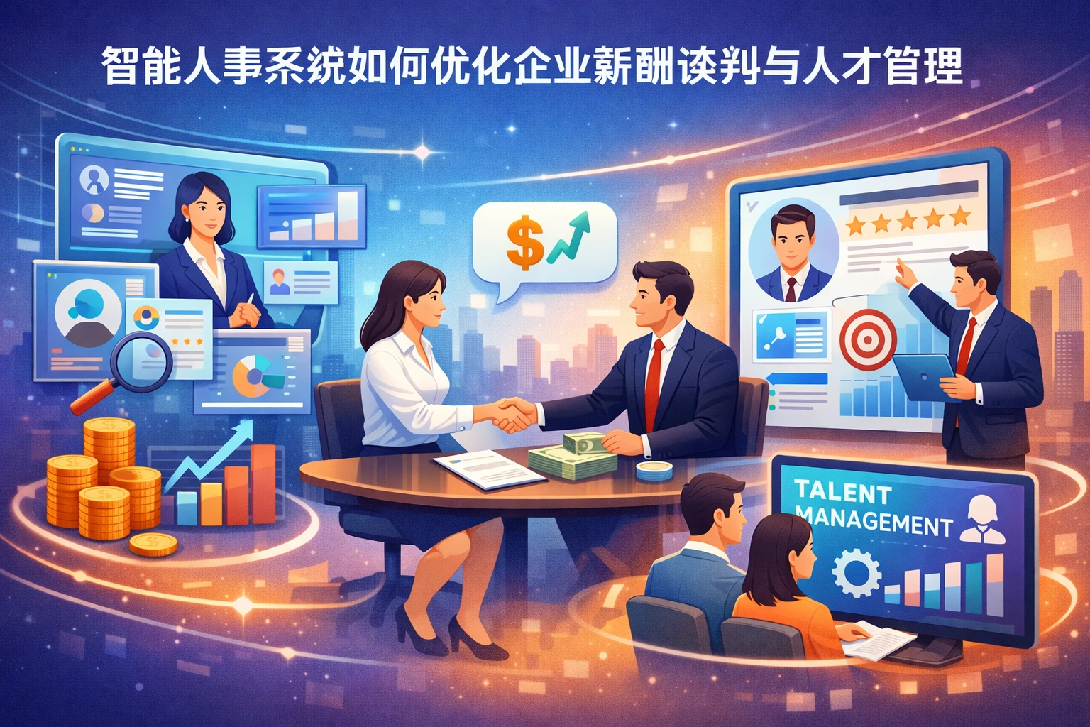 智能人事系统如何优化企业薪酬谈判与人才管理