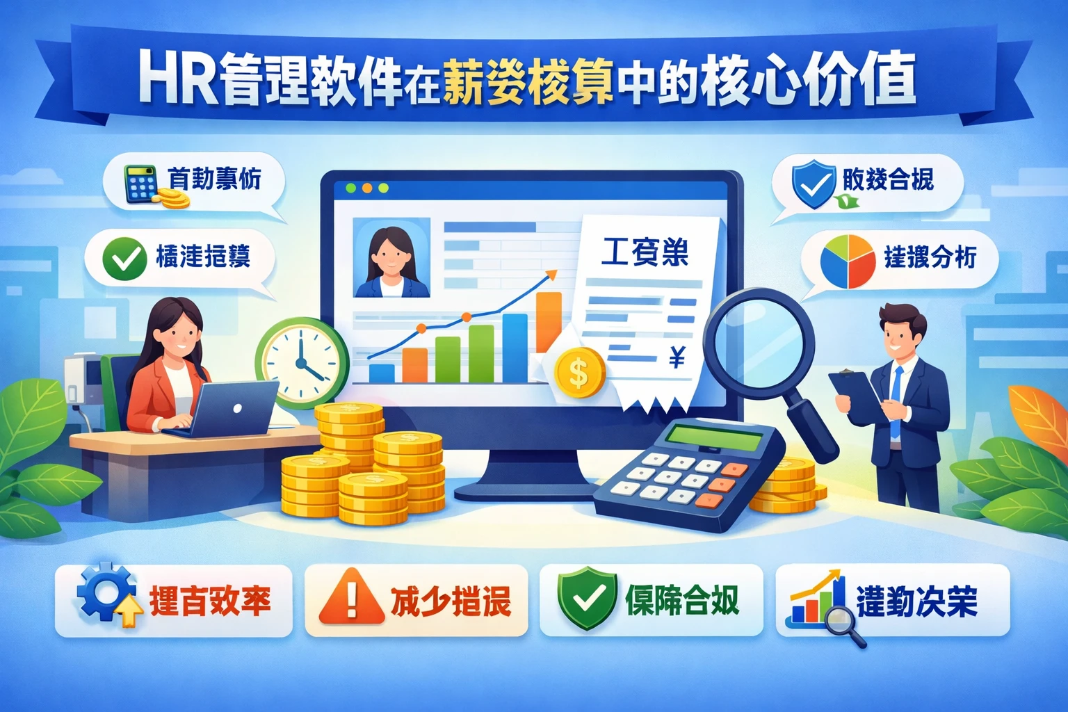 HR管理软件在薪资核算中的核心价值