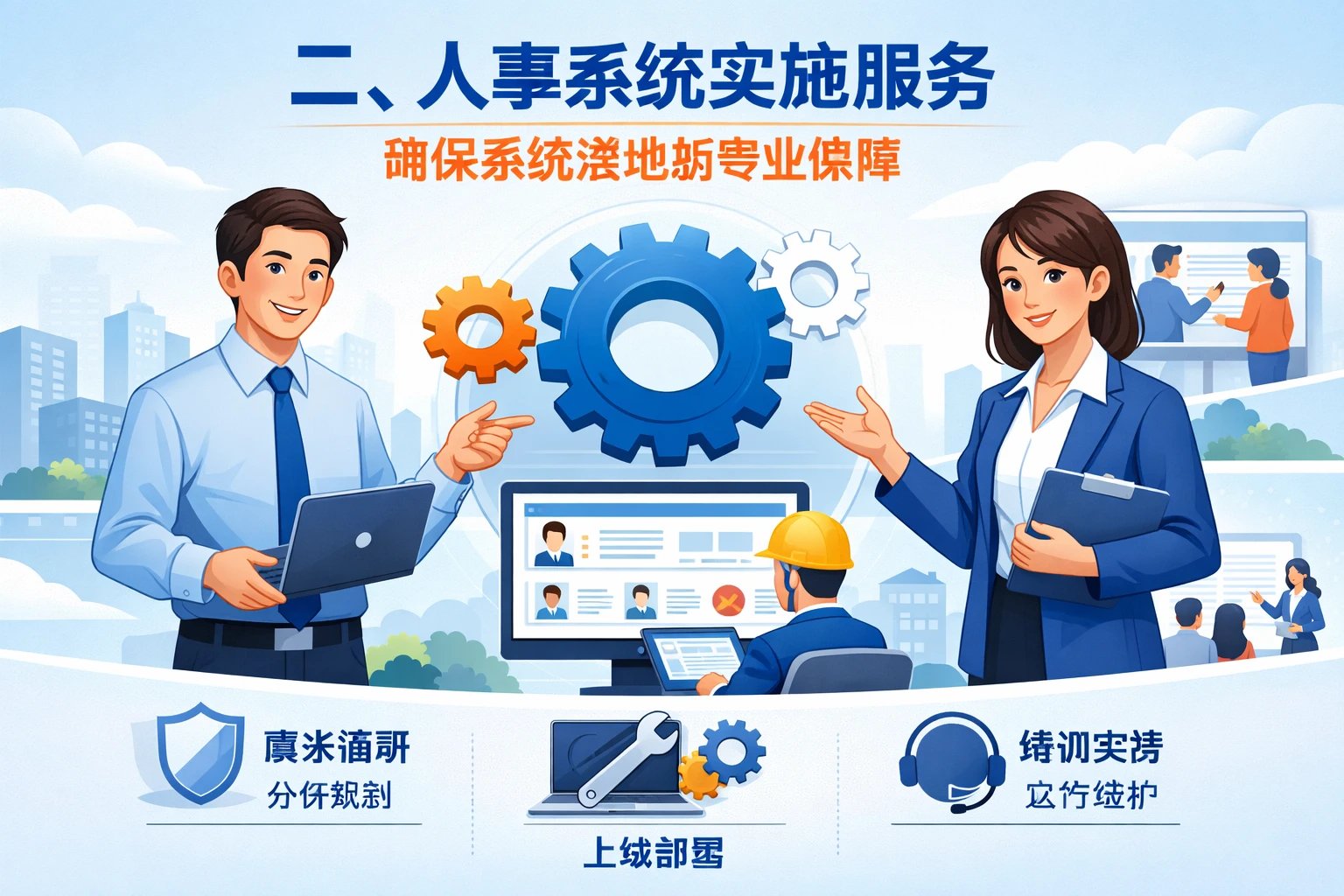 二、人事系统实施服务：确保系统落地的专业保障