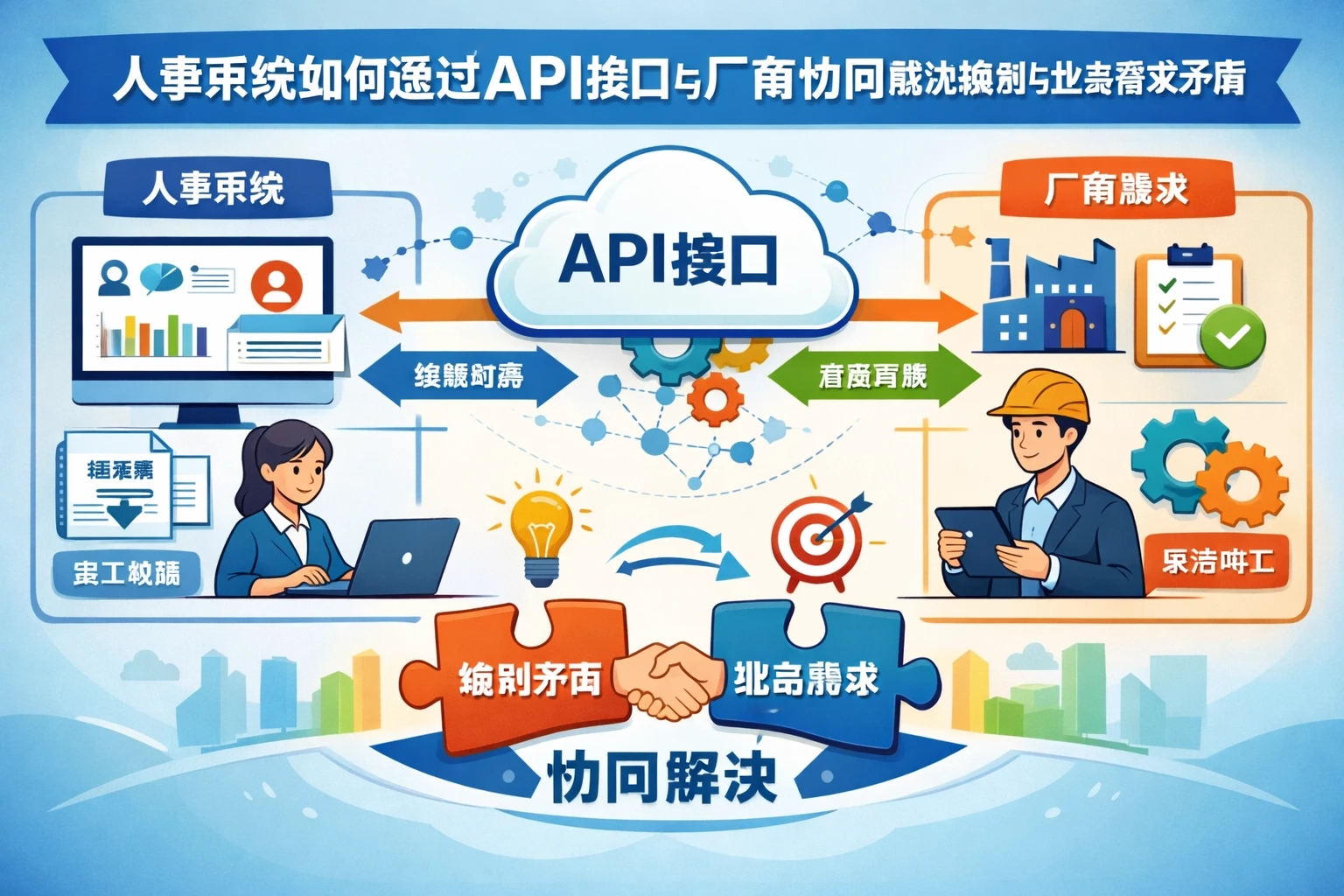 人事系统如何通过API接口与厂商协同解决编制与业务需求矛盾