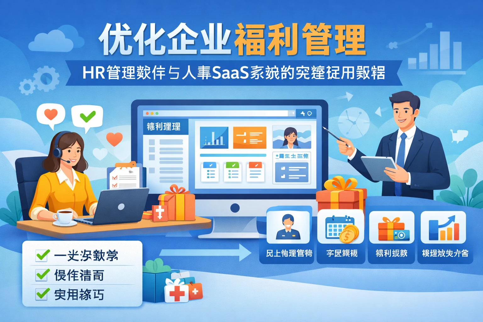 优化企业福利管理：HR管理软件与人事SaaS系统的完整使用教程