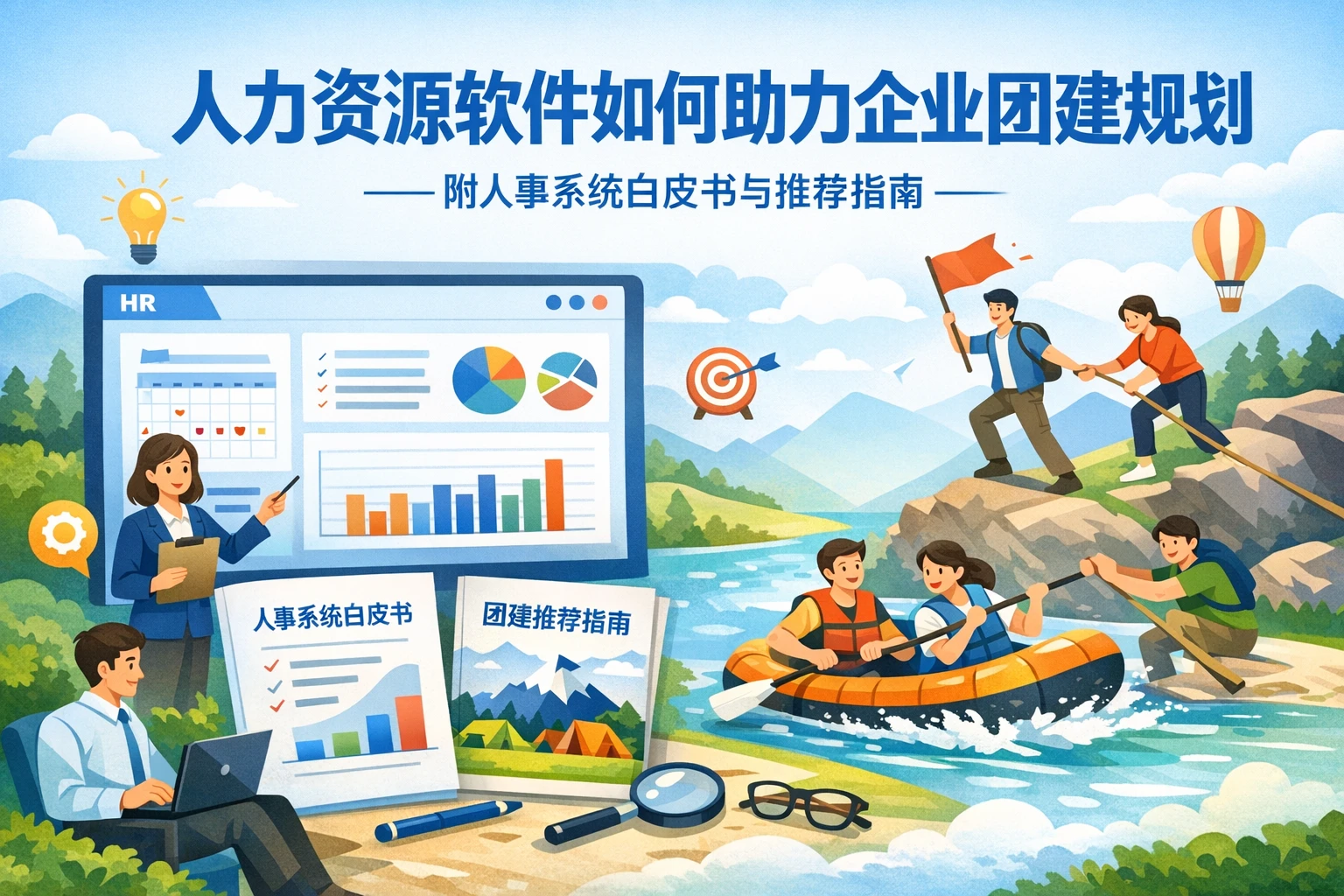 人力资源软件如何助力企业团建规划——附人事系统白皮书与推荐指南