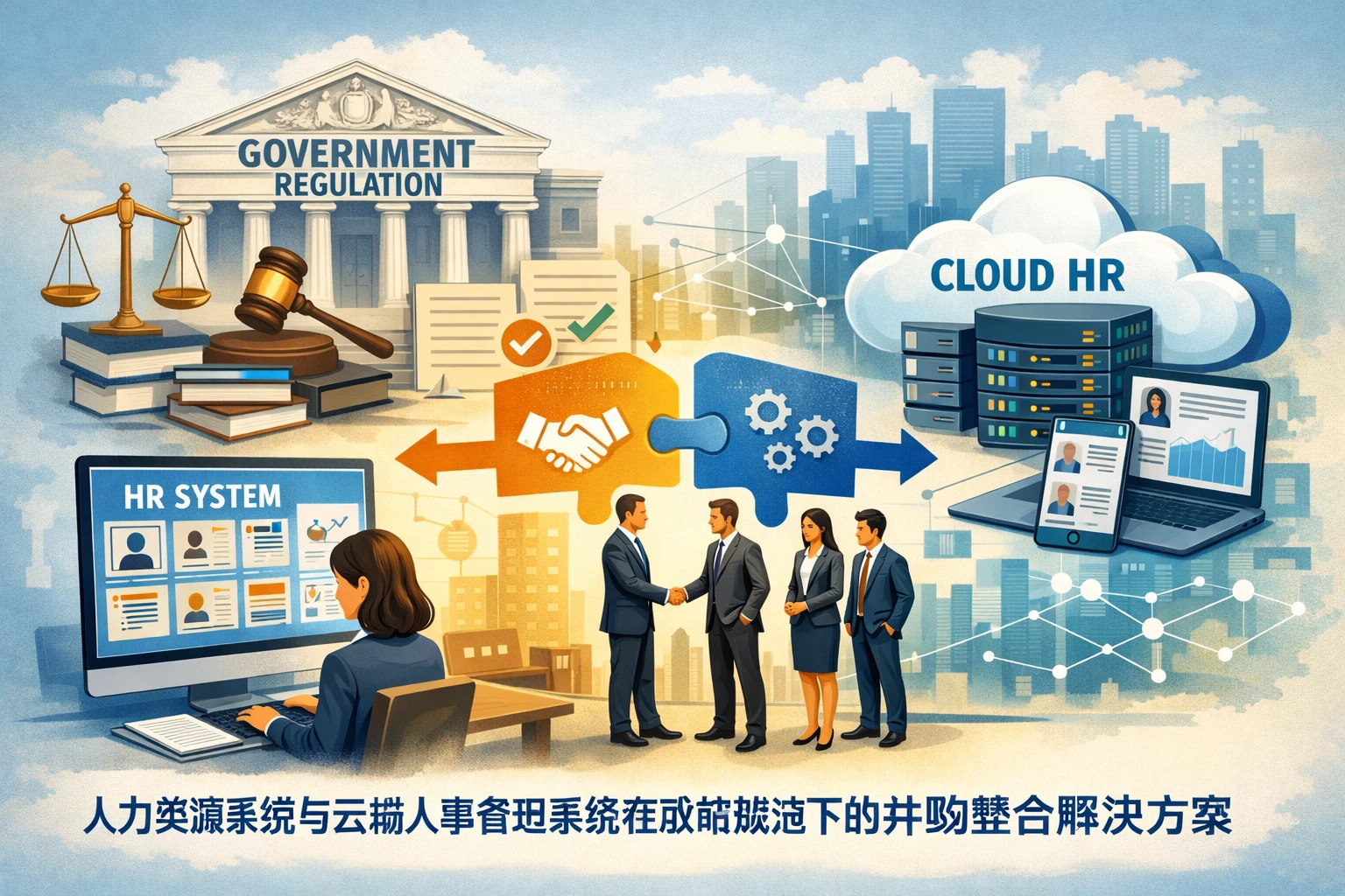 人力资源系统与云端人事管理系统在政府规范下的并购整合解决方案