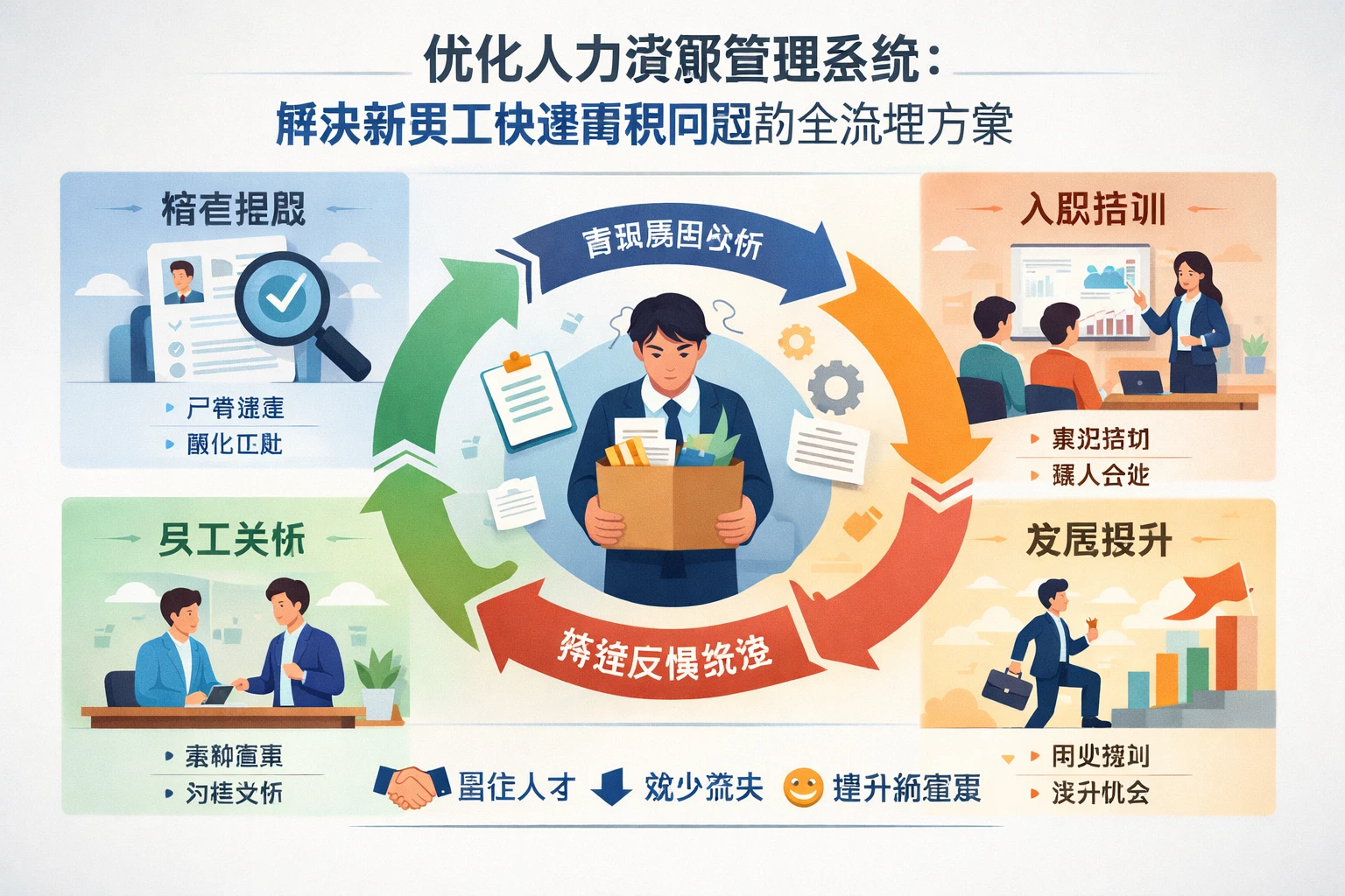 优化人力资源管理系统：解决新员工快速离职问题的全流程方案