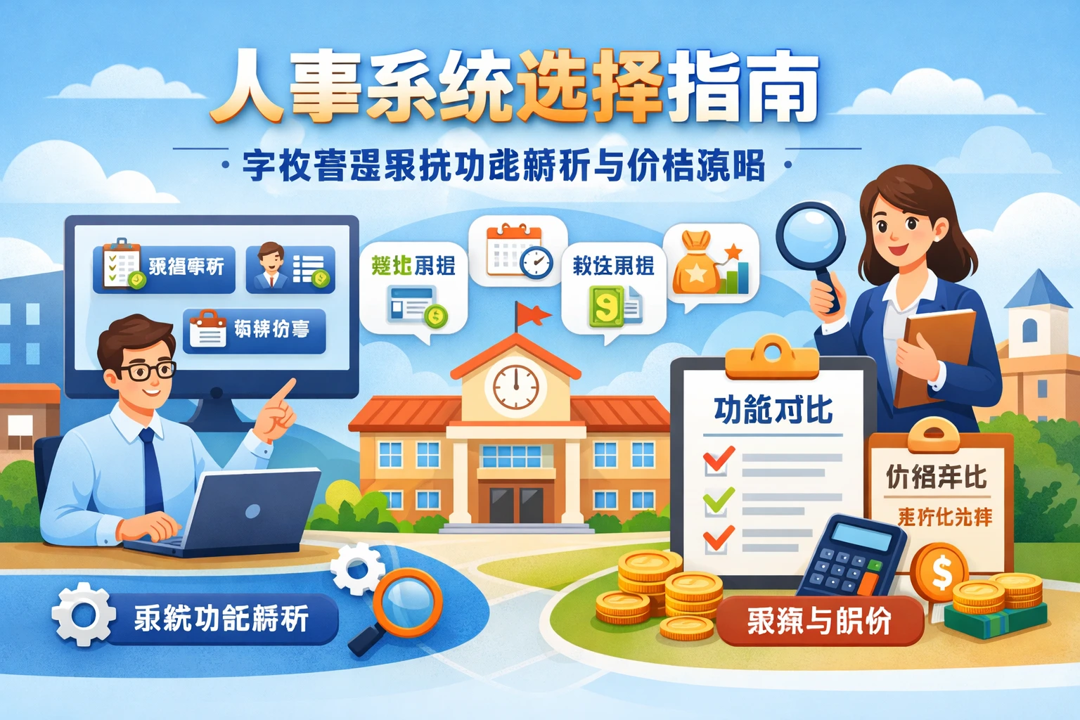 人事系统选择指南：学校管理系统功能解析与价格策略