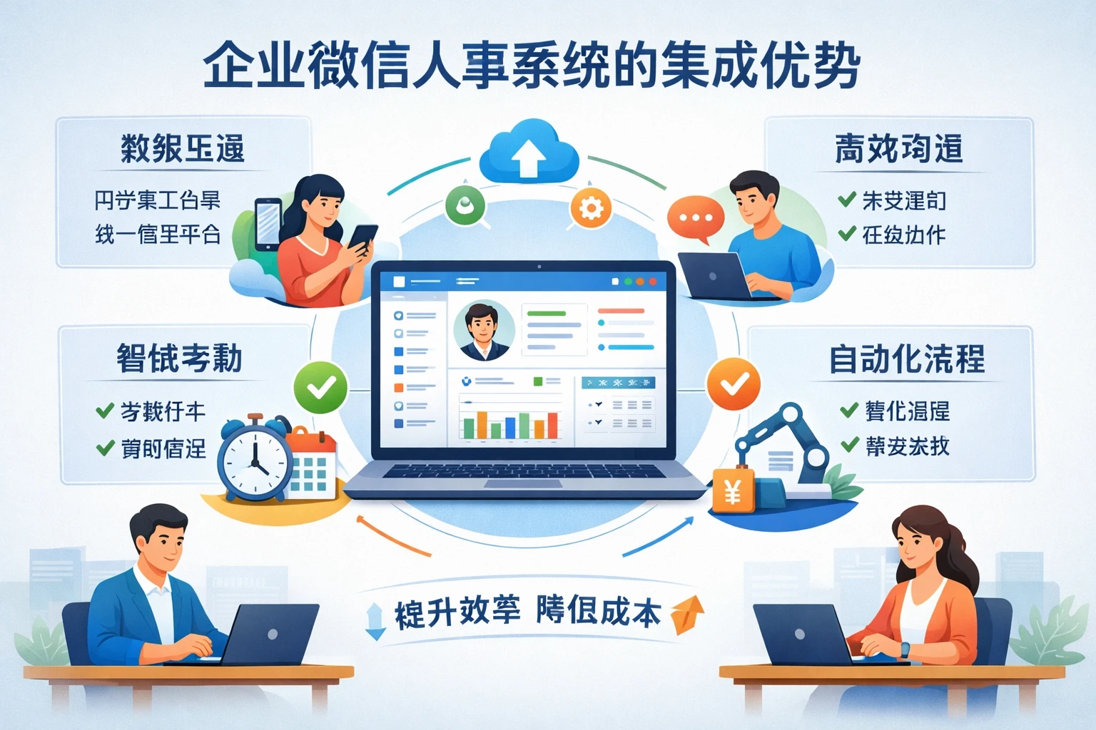 企业微信人事系统的集成优势