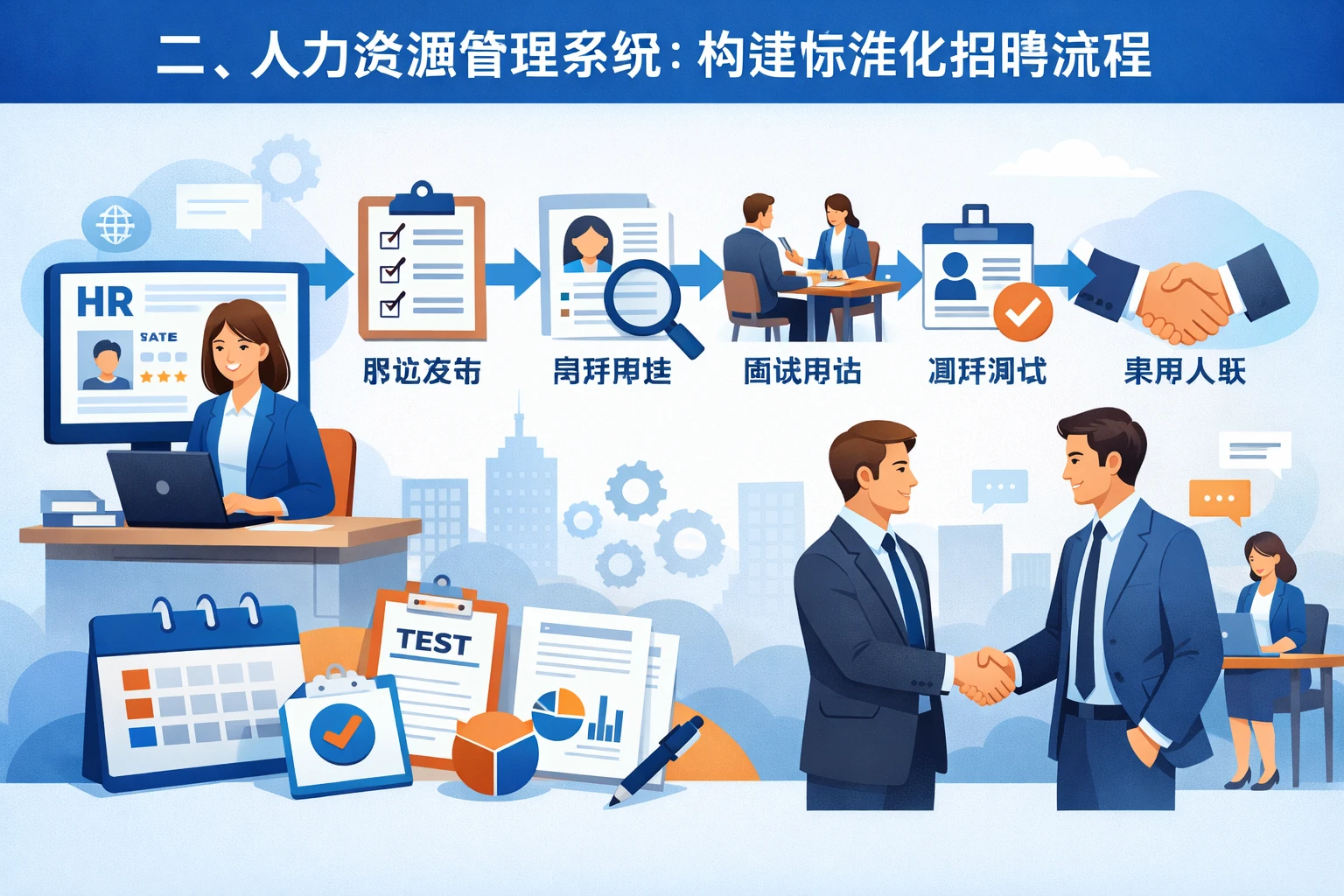 二、人力资源管理系统：构建标准化招聘流程