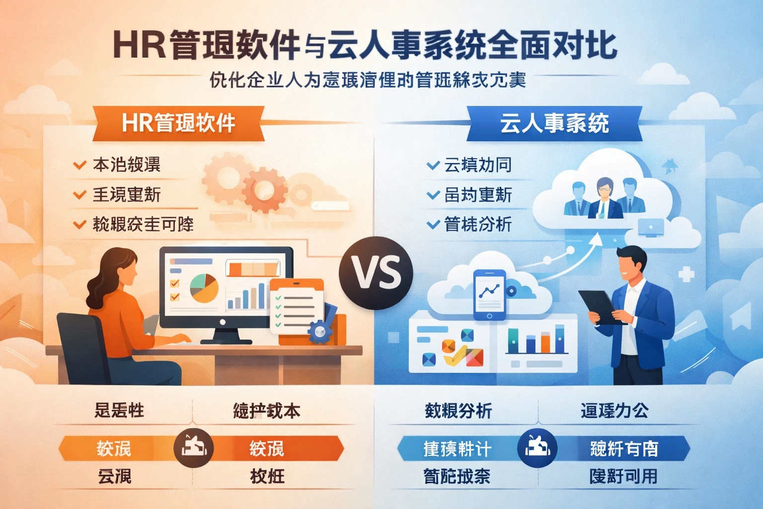 HR管理软件与云人事系统全面对比：优化企业人力资源管理的智能解决方案