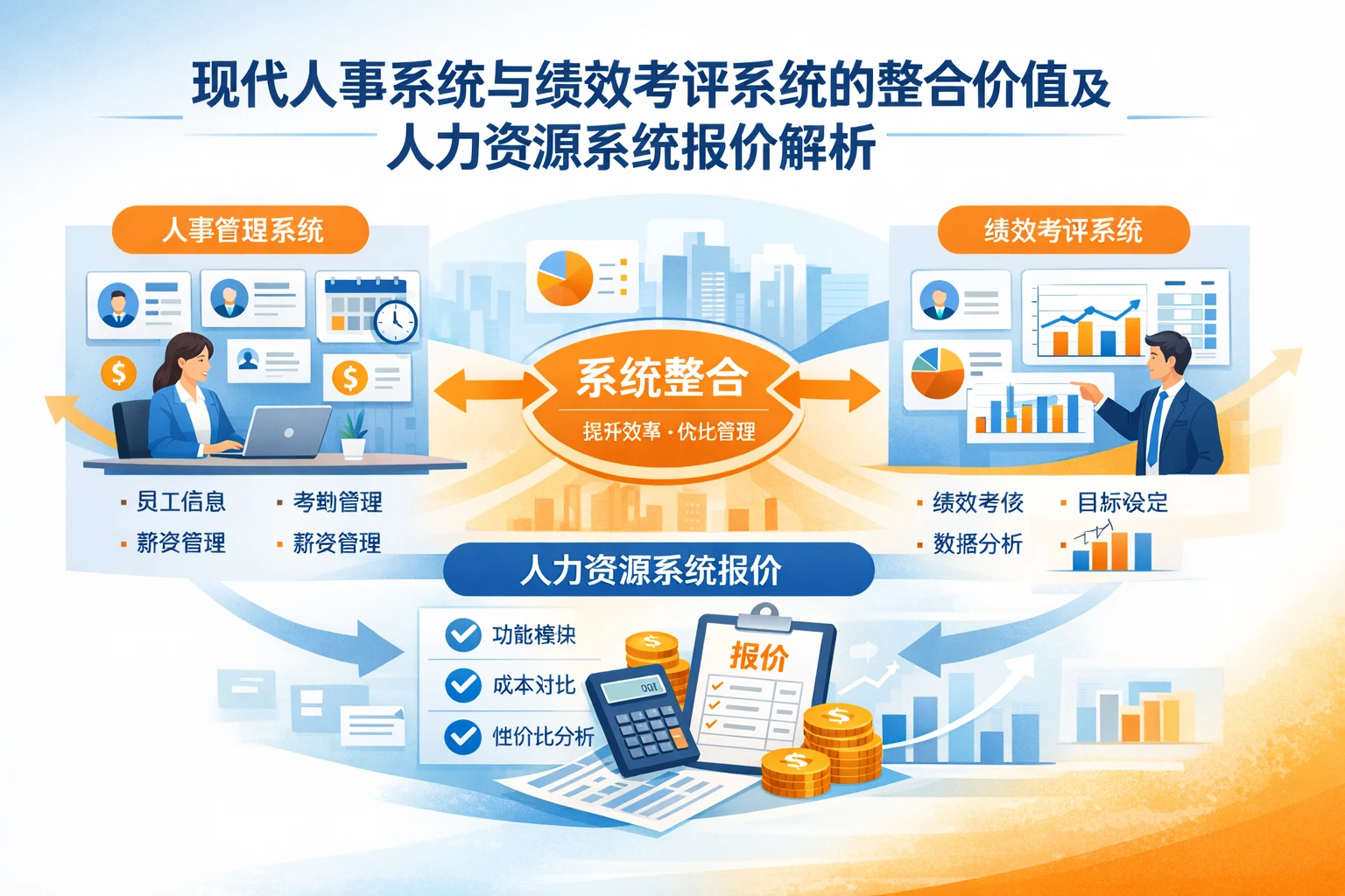 现代人事系统与绩效考评系统的整合价值及人力资源系统报价解析