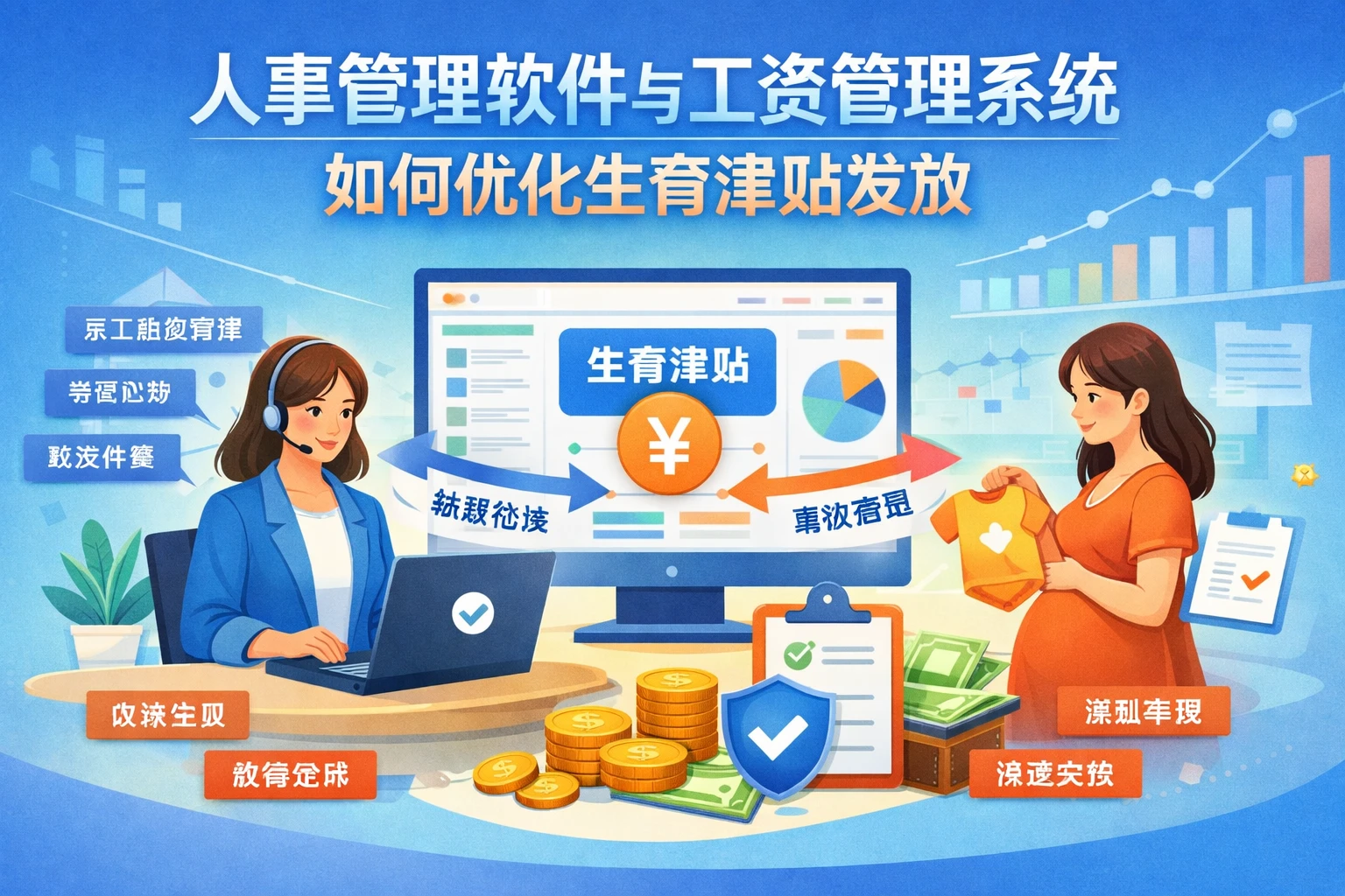 人事管理软件与工资管理系统如何优化生育津贴发放