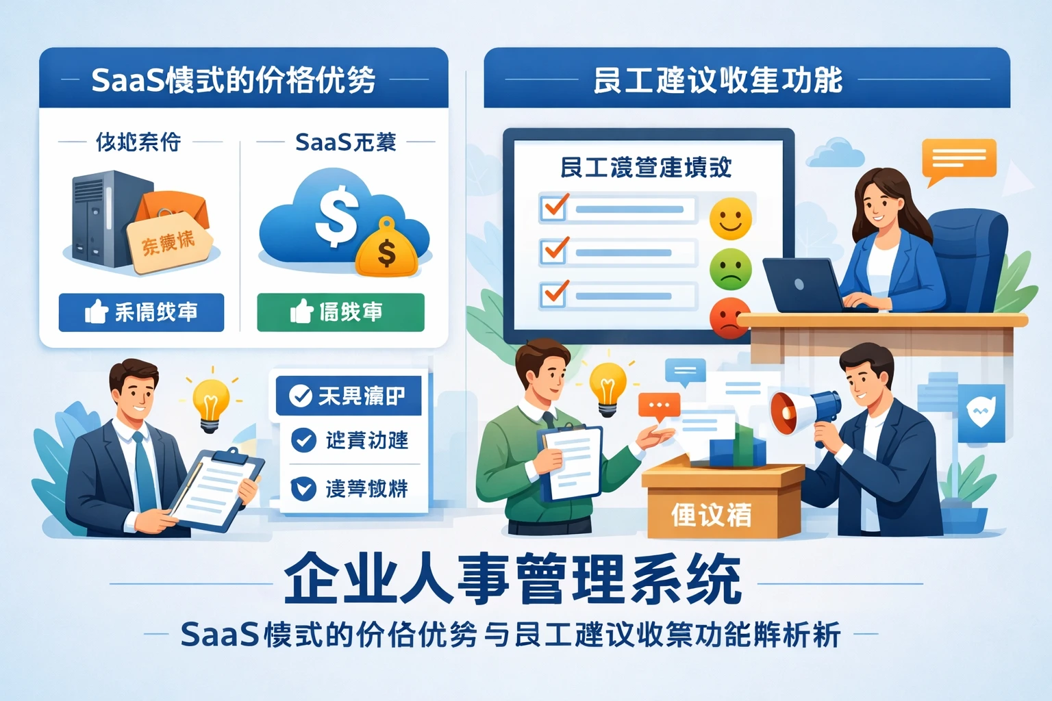 企业人事管理系统：SaaS模式的价格优势与员工建议收集功能解析