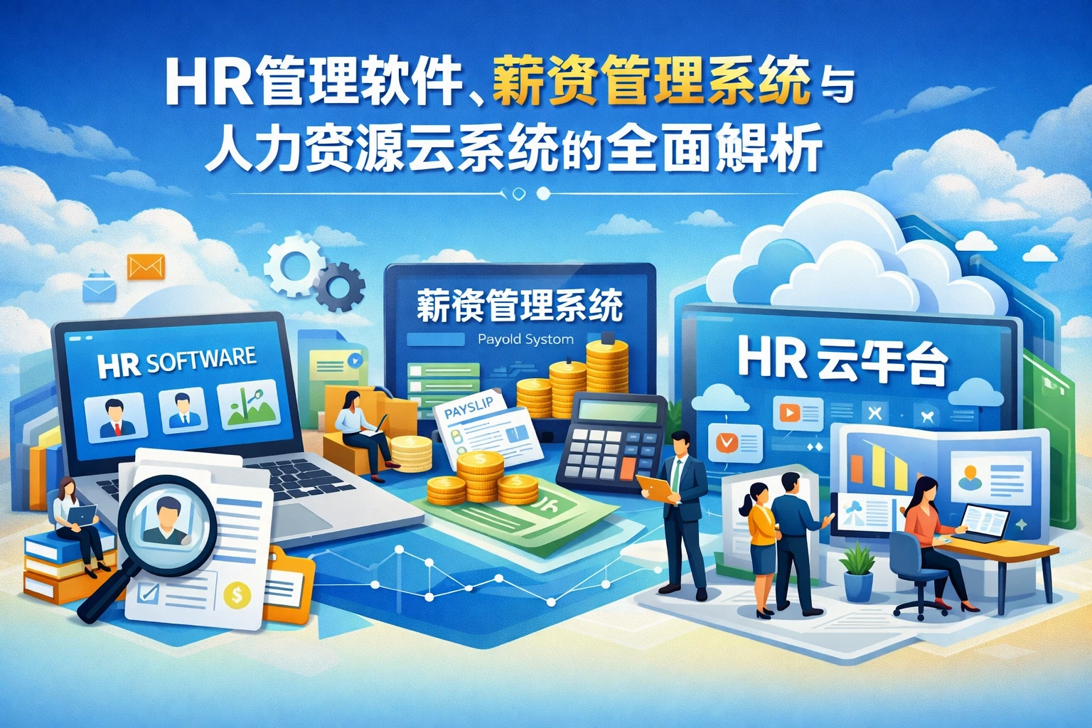 HR管理软件、薪资管理系统与人力资源云系统的全面解析