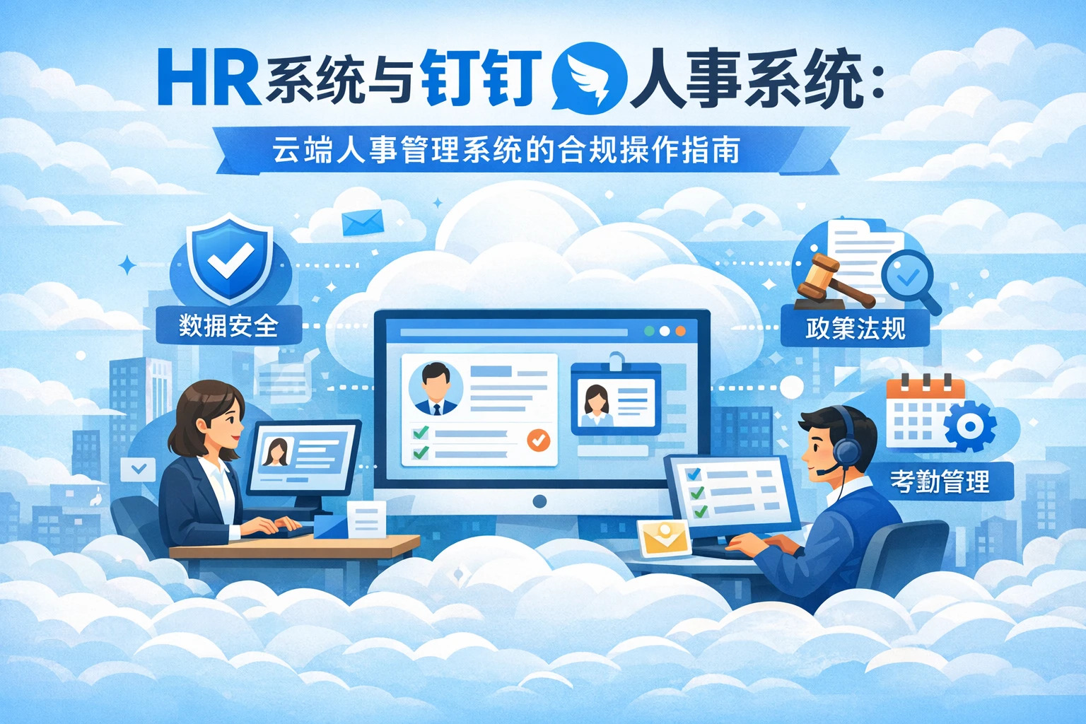 HR系统与钉钉人事系统：云端人事管理系统的合规操作指南