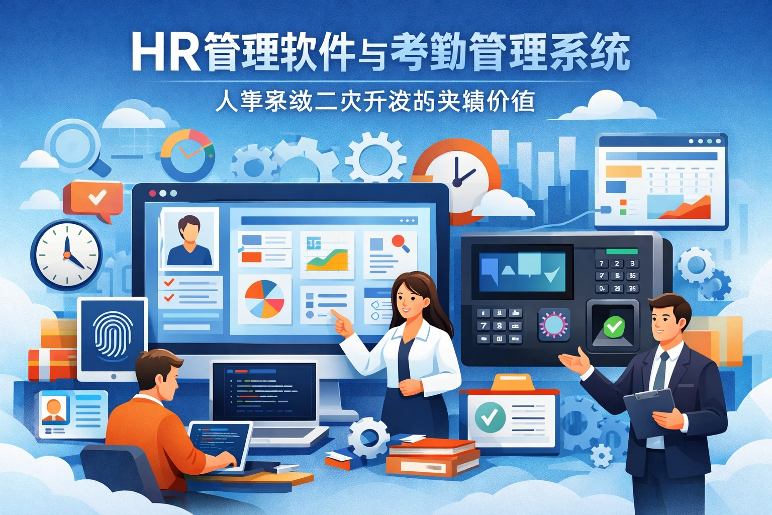 HR管理软件与考勤管理系统：人事系统二次开发的关键价值