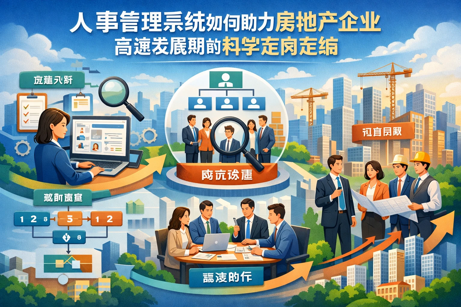 人事管理系统如何助力房地产企业高速发展期的科学定岗定编