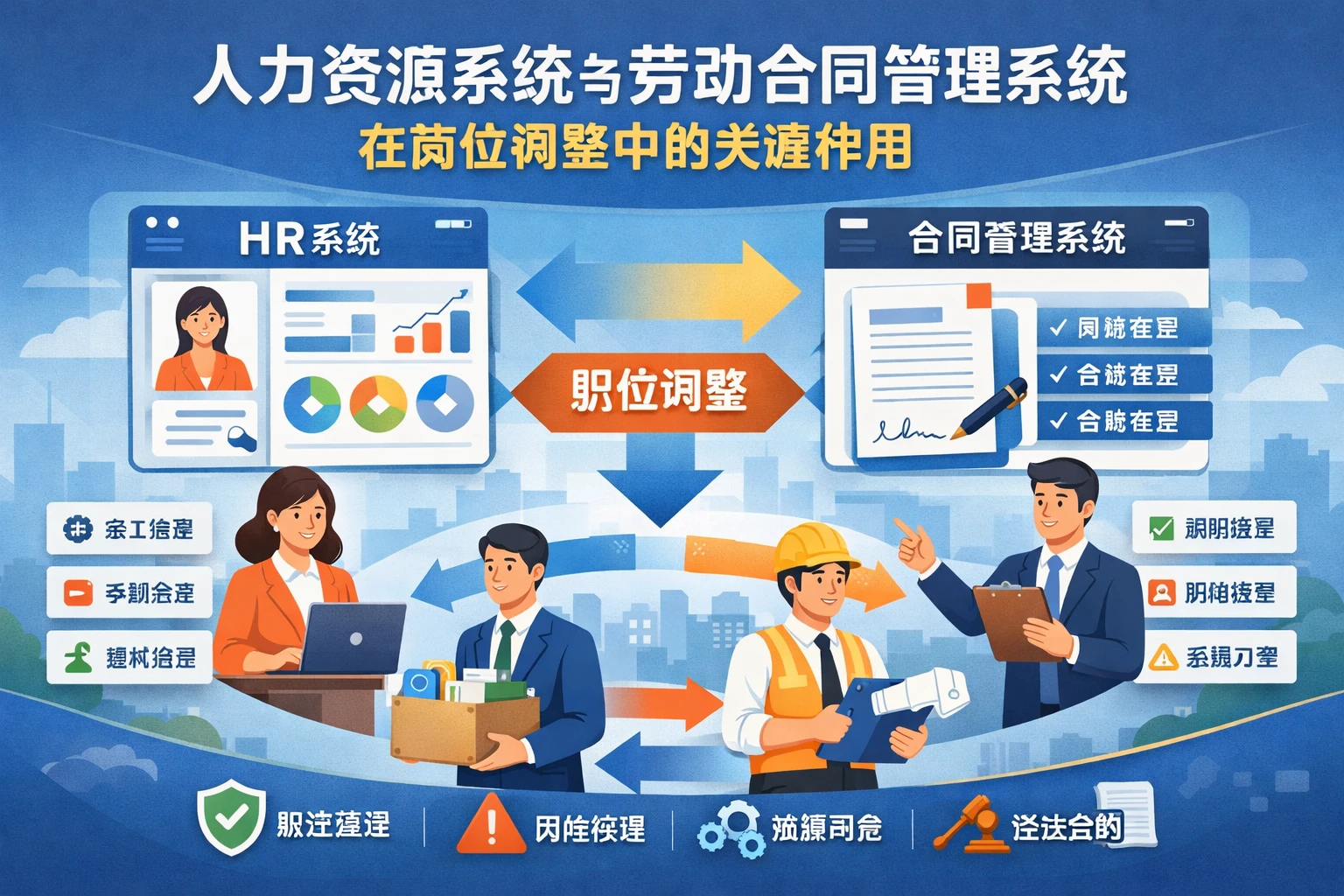 人力资源系统与劳动合同管理系统在岗位调整中的关键作用