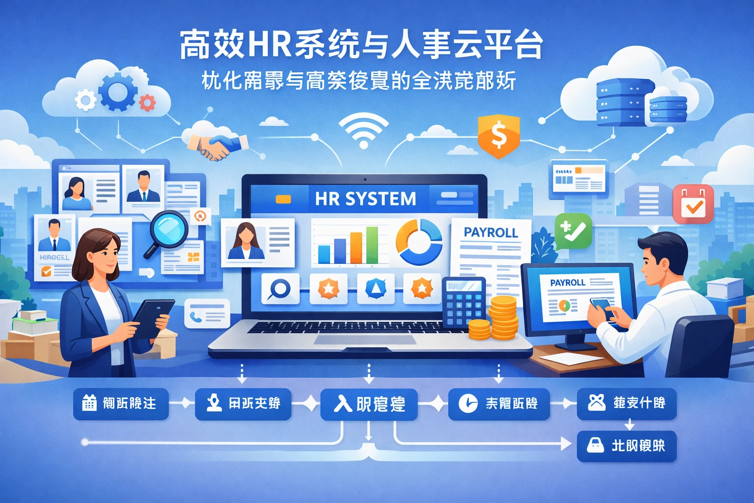 高效HR系统与人事云平台：优化招聘与薪资核算的全流程解析