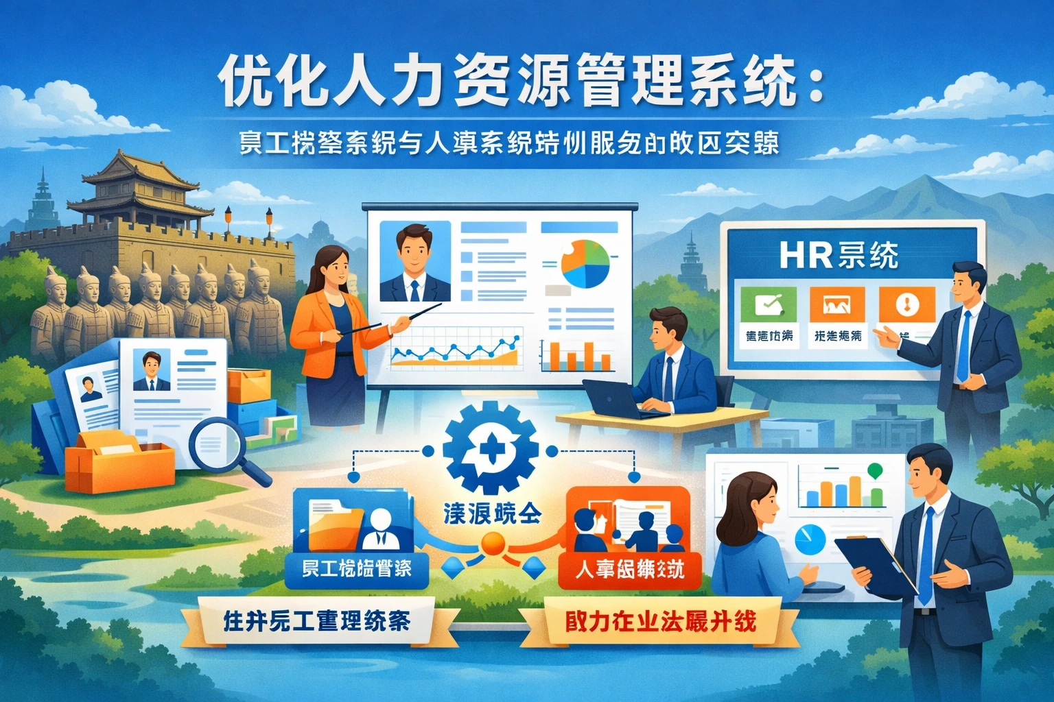 优化人力资源管理系统:员工档案系统与人事系统培训服务的陕西实践