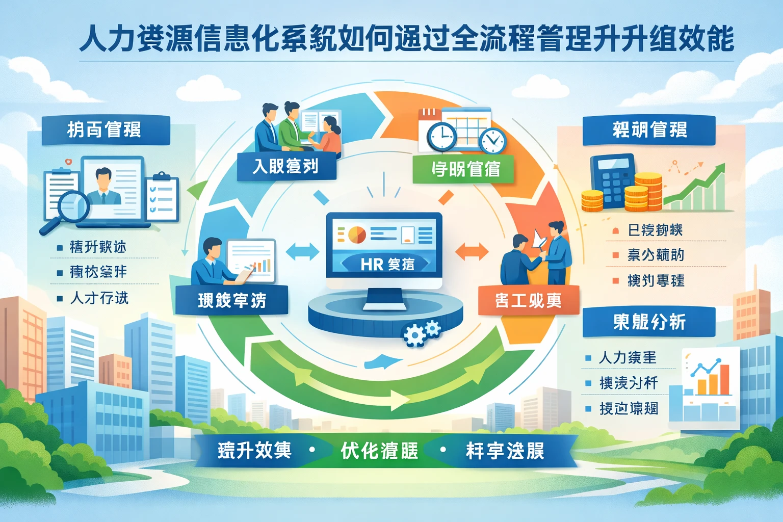 人力资源信息化系统如何通过全流程管理提升组织效能