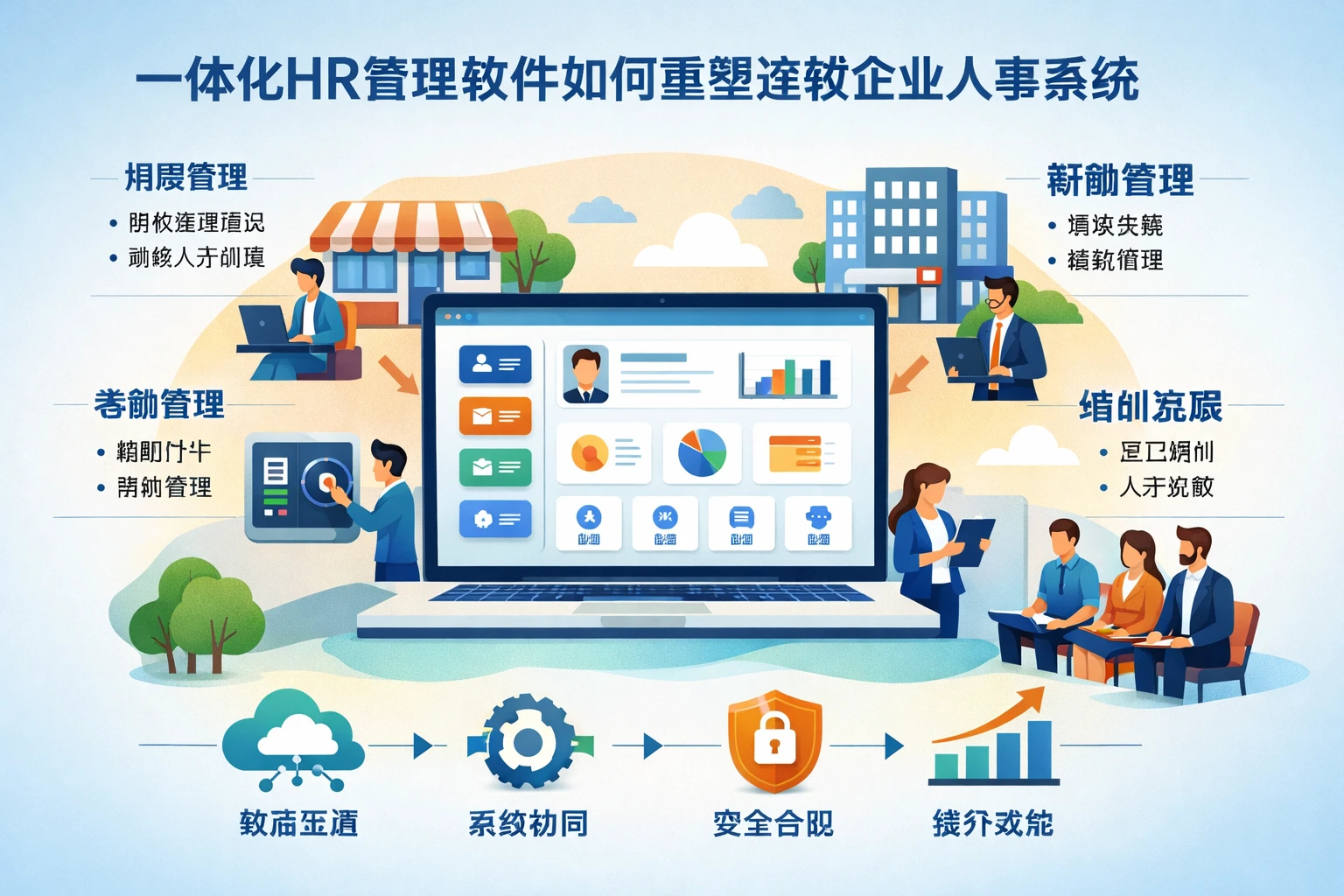 一体化HR管理软件如何重塑连锁企业人事系统