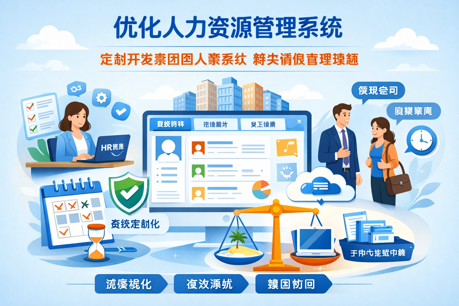 优化人力资源管理系统:定制开发集团型人事系统解决请假管理难题