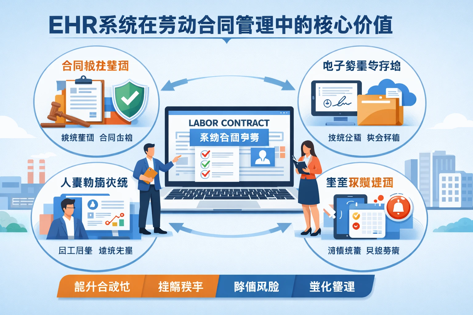 EHR系统在劳动合同管理中的核心价值