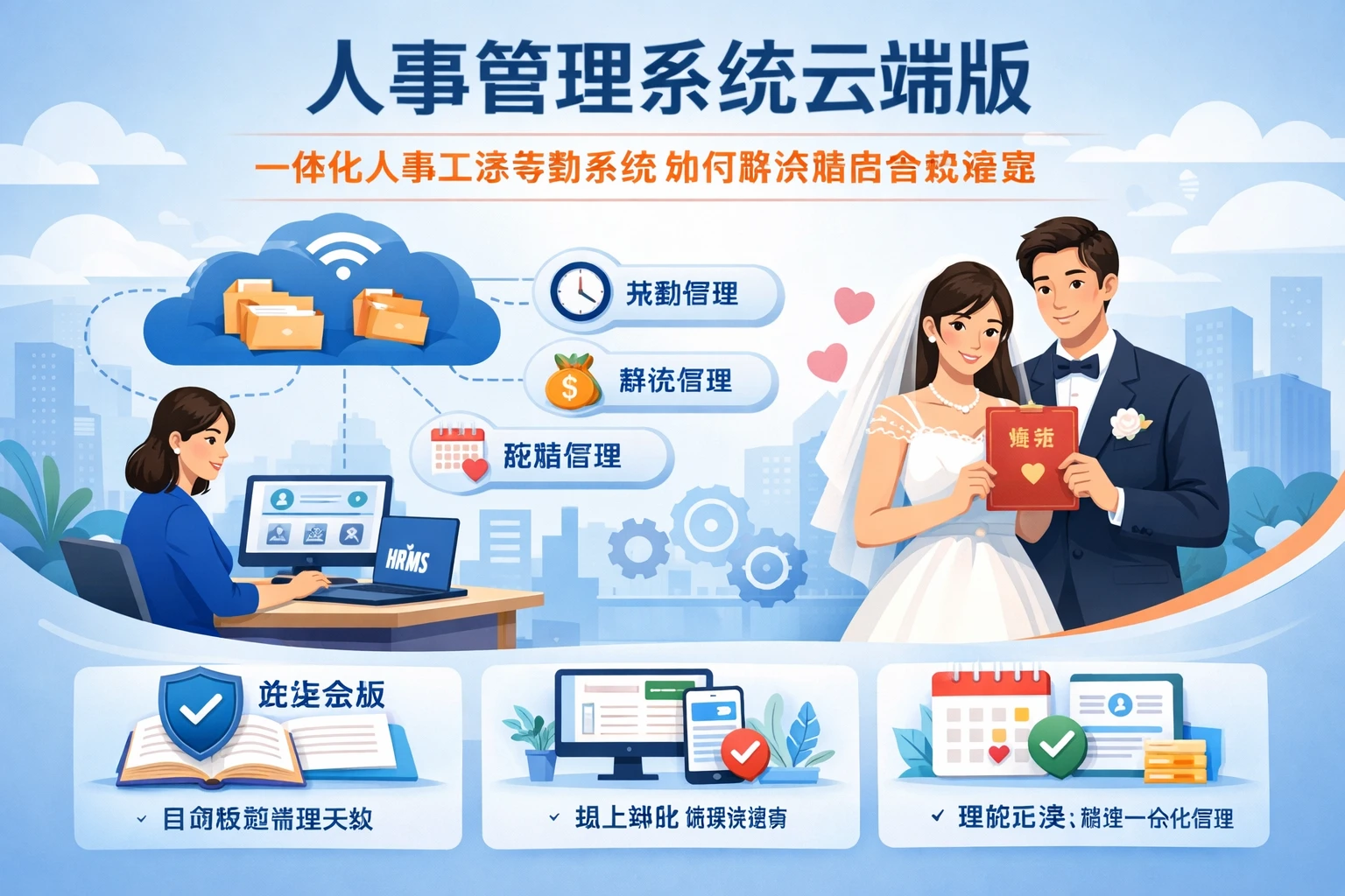人事管理系统云端版：一体化人事工资考勤系统如何解决婚假合规难题