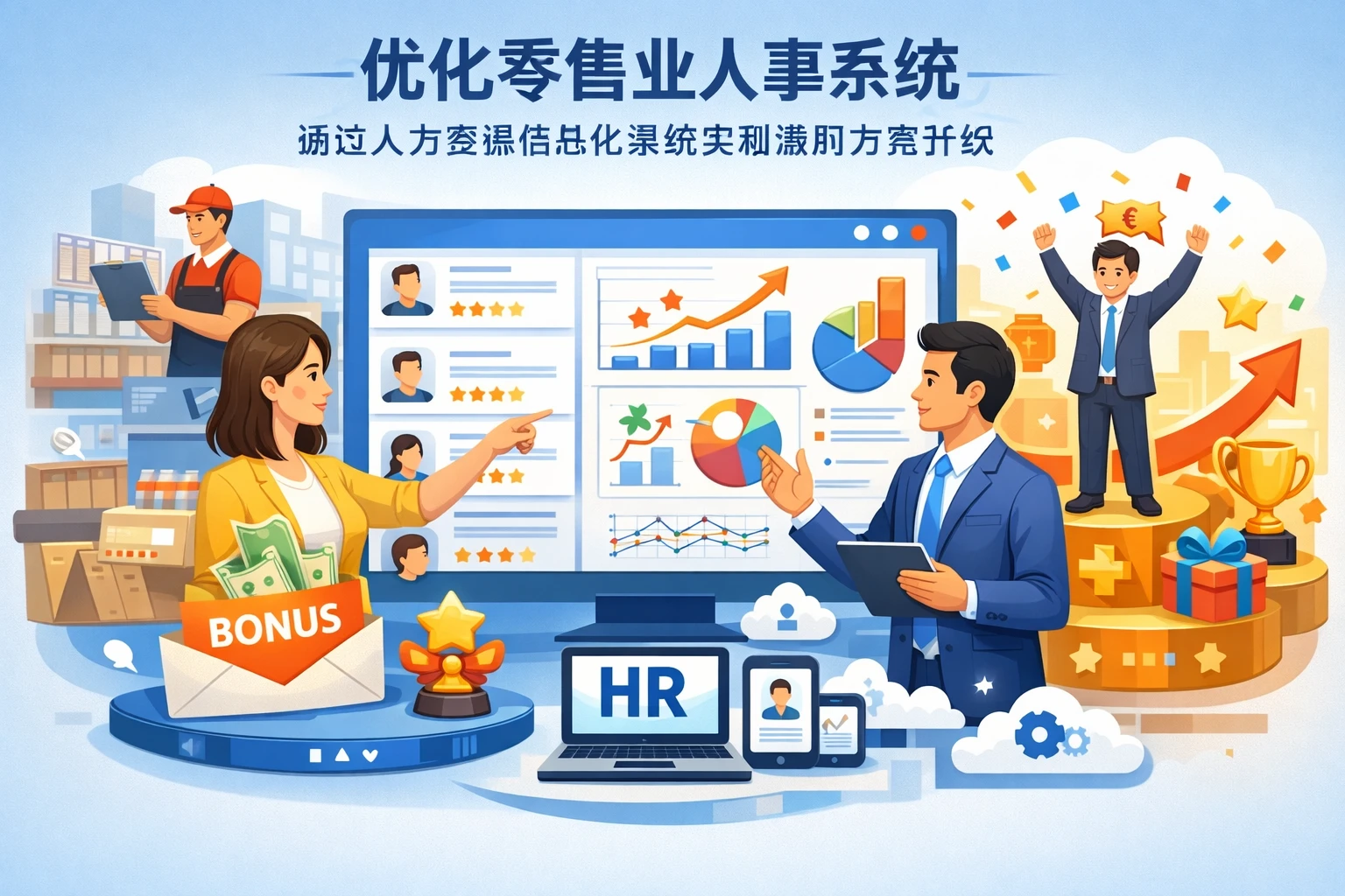 优化零售业人事系统：通过人力资源信息化系统实现激励方案升级