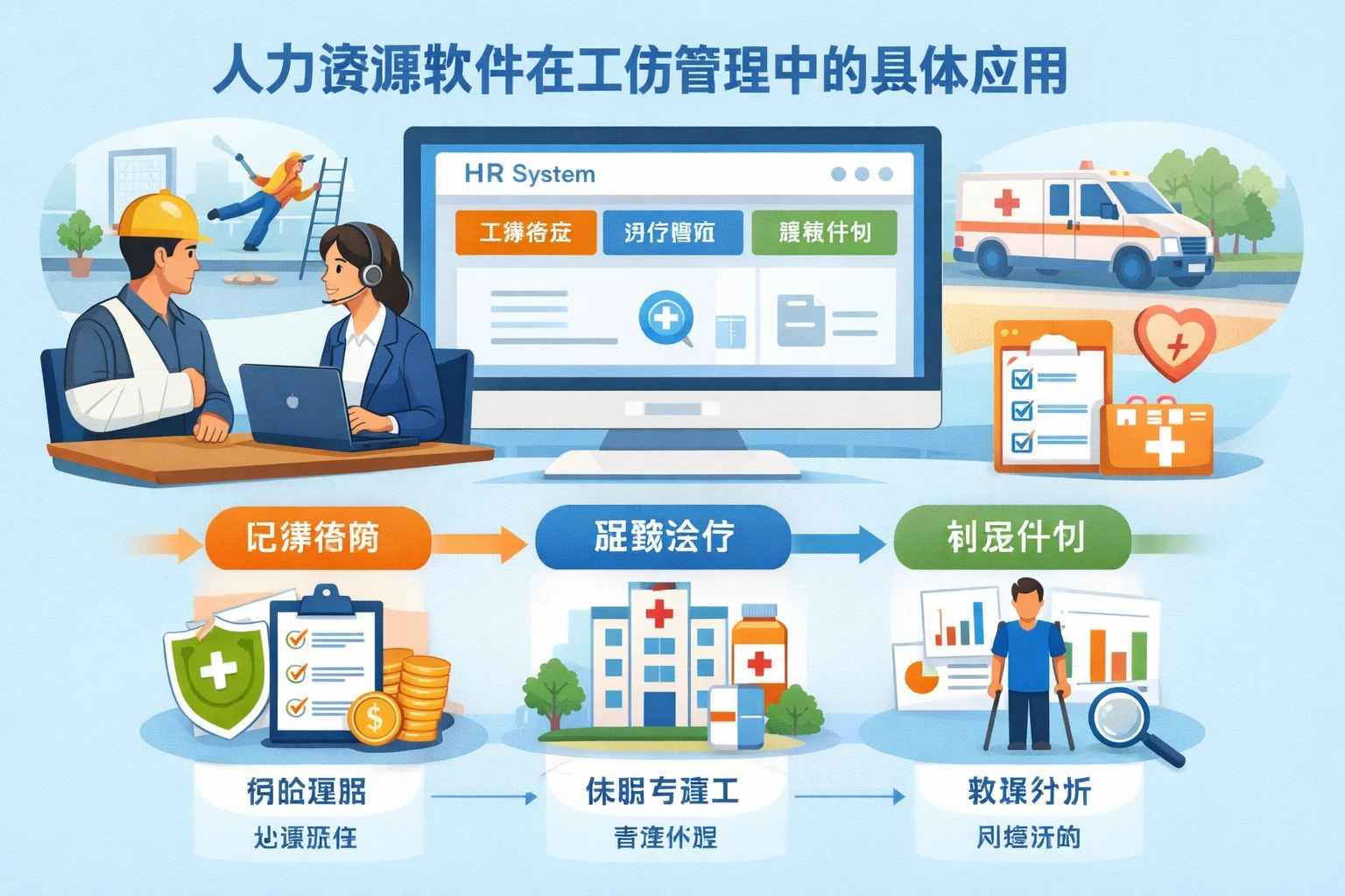 人力资源软件在工伤管理中的具体应用