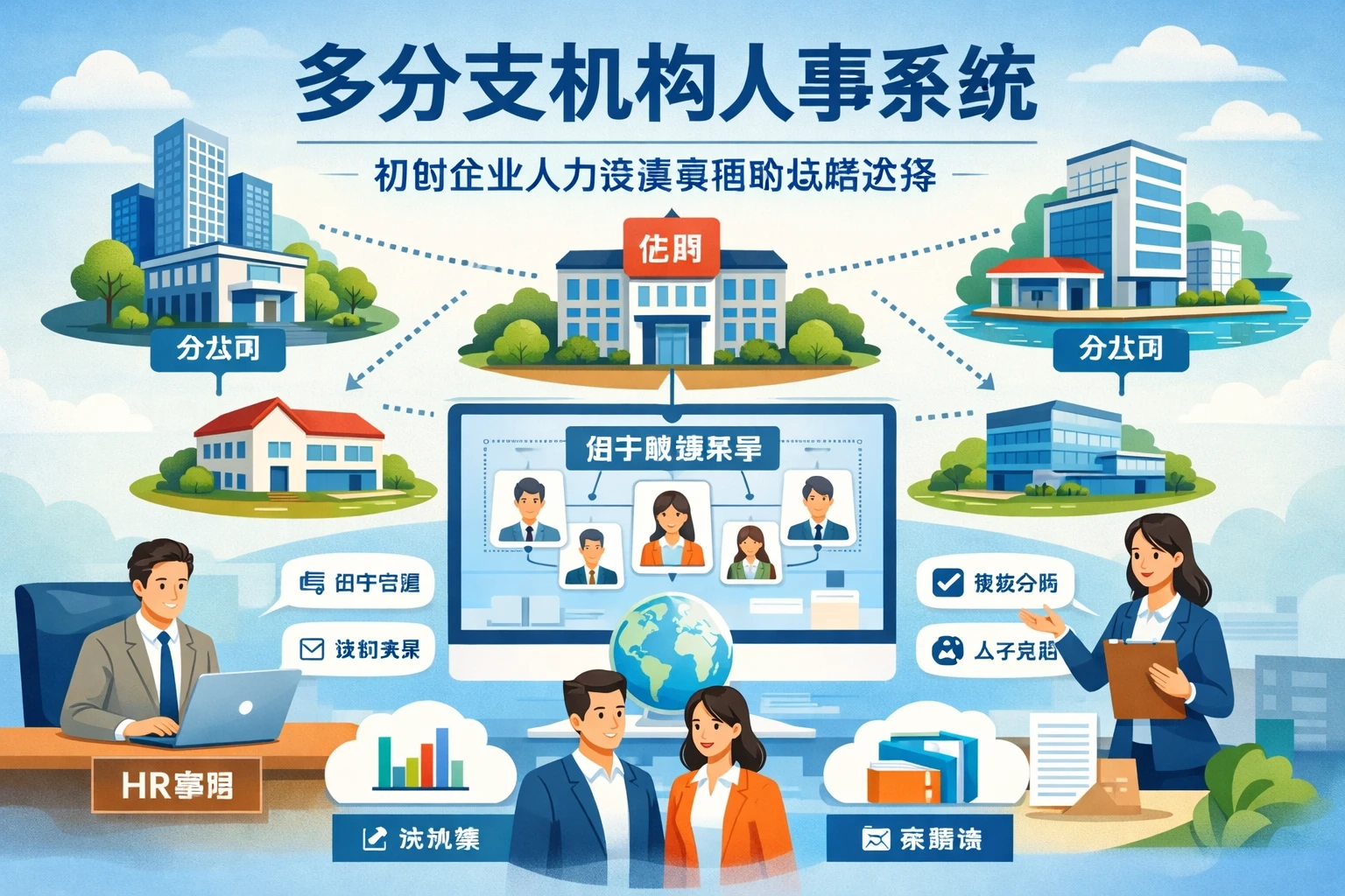 多分支机构人事系统:初创企业人力资源管理的战略选择