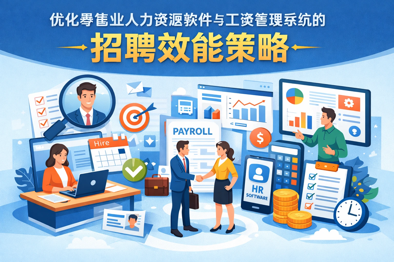 优化零售业人力资源软件与工资管理系统的招聘效能策略