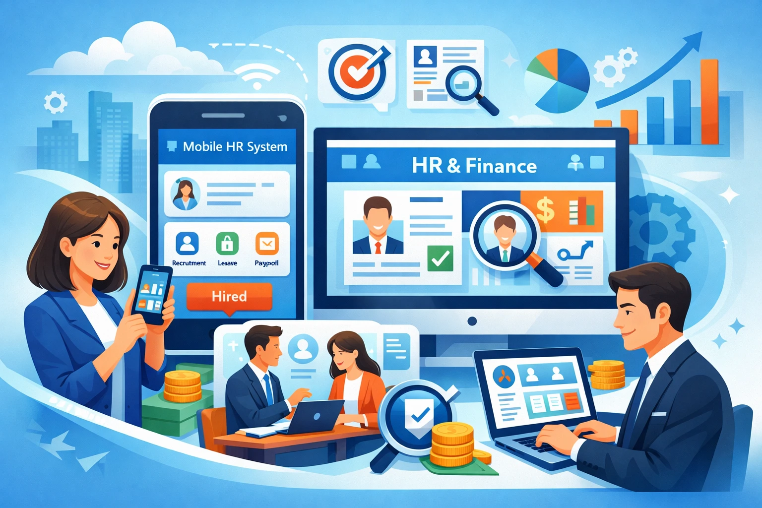 优化企业人力资源软件：移动人事系统与人事财务一体化系统的精准招聘解决方案
