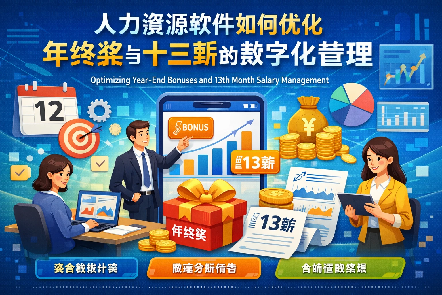 人力资源软件如何优化年终奖与十三薪的数字化管理