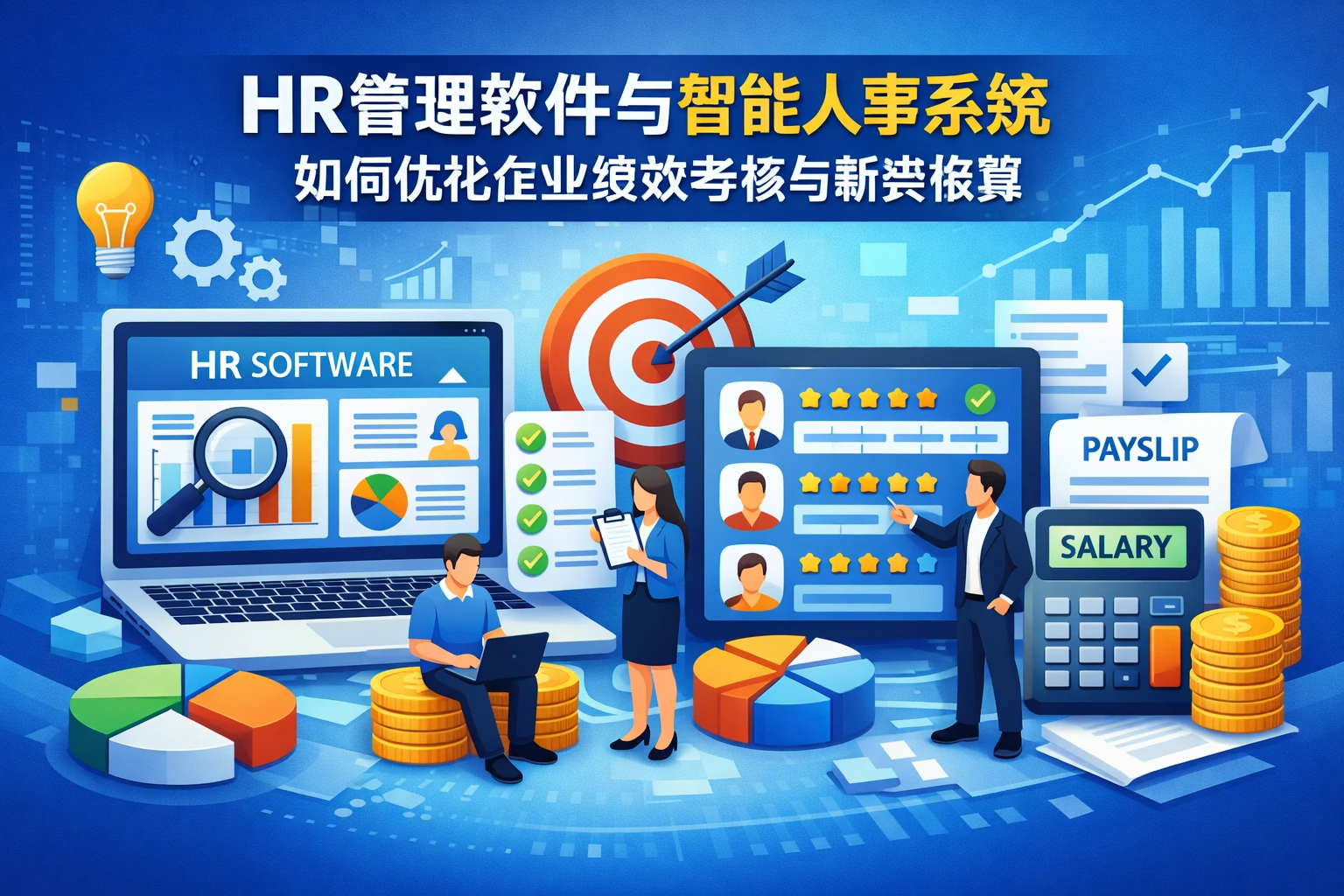 HR管理软件与智能人事系统如何优化企业绩效考核与薪资核算