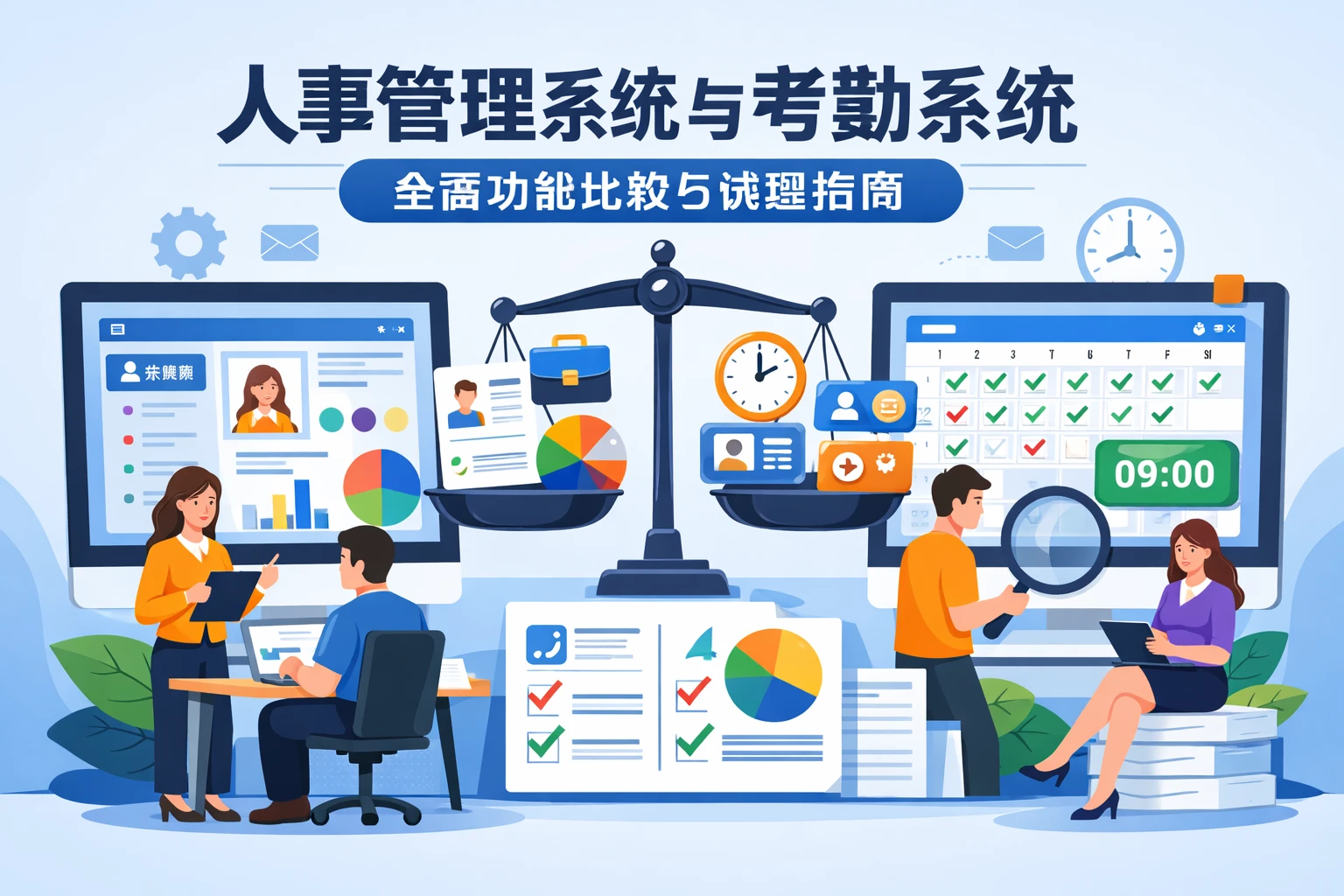 人事管理系统与考勤系统:全面功能比较与选型指南
