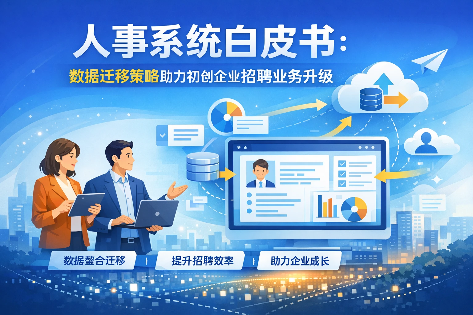 人事系统白皮书：数据迁移策略助力初创企业招聘业务升级