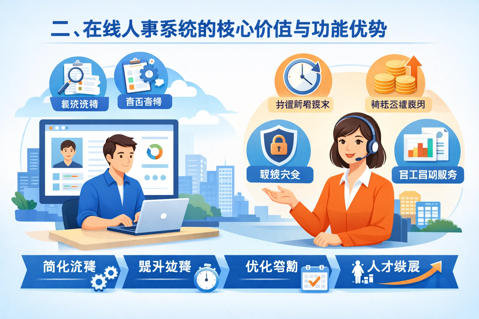 二、在线人事系统的核心价值与功能优势
