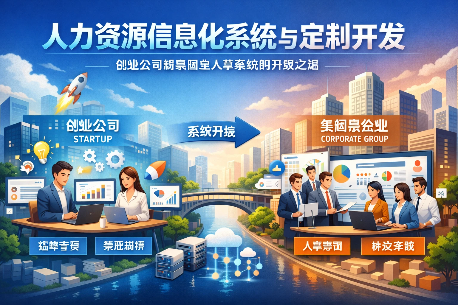 人力资源信息化系统与定制开发：创业公司到集团型人事系统的升级之路