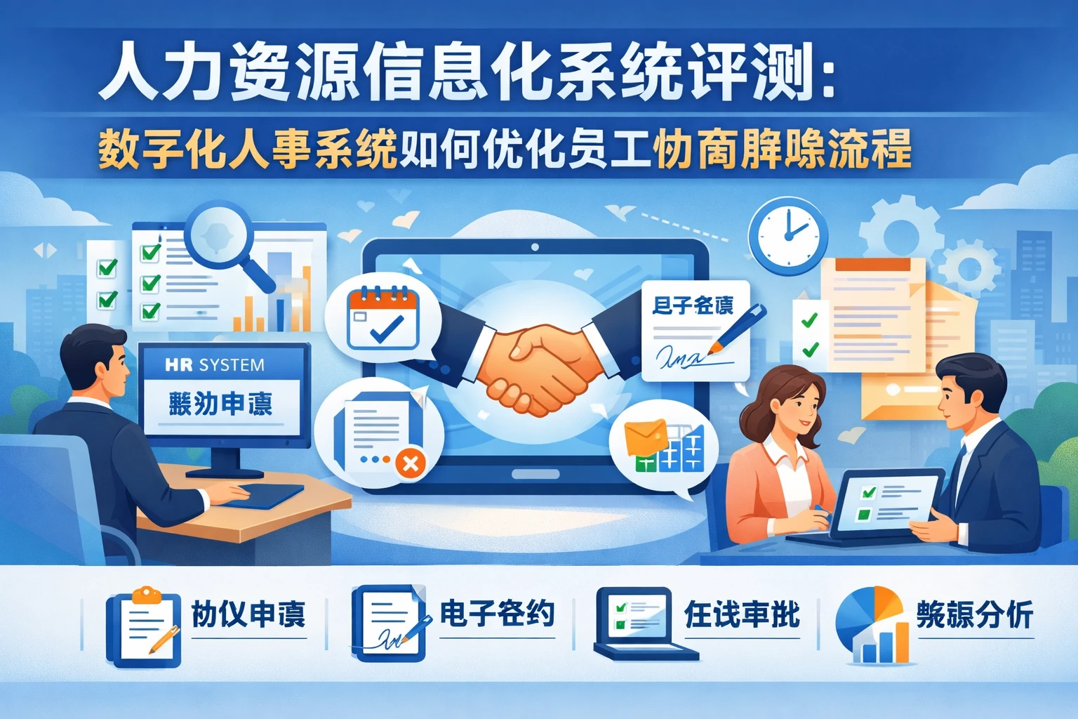 人力资源信息化系统评测：数字化人事系统如何优化员工协商解除流程
