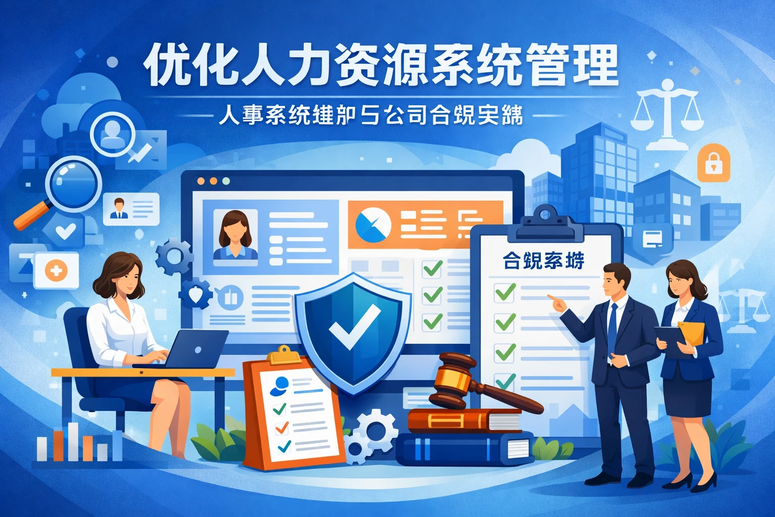 优化人力资源系统管理：人事系统维护与公司合规实践