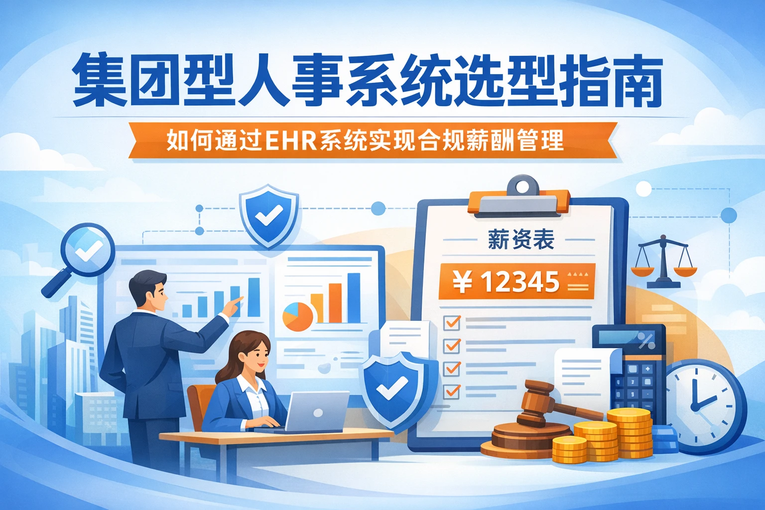 集团型人事系统选型指南:如何通过EHR系统实现合规薪酬管理