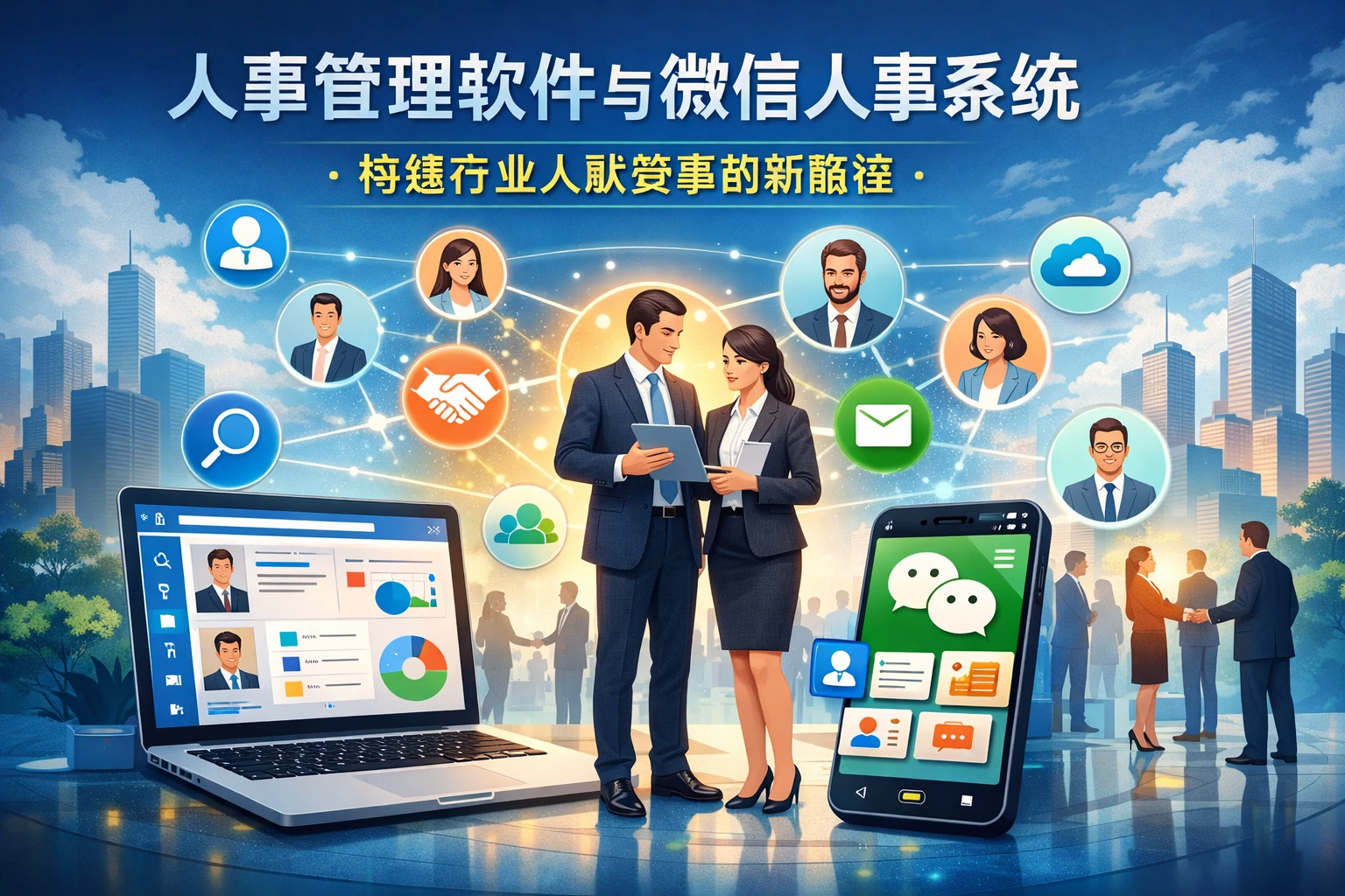 人事管理软件与微信人事系统：构建行业人脉资源的新路径