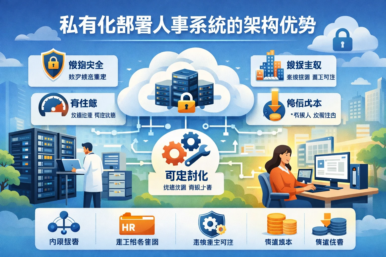 私有化部署人事系统的架构优势