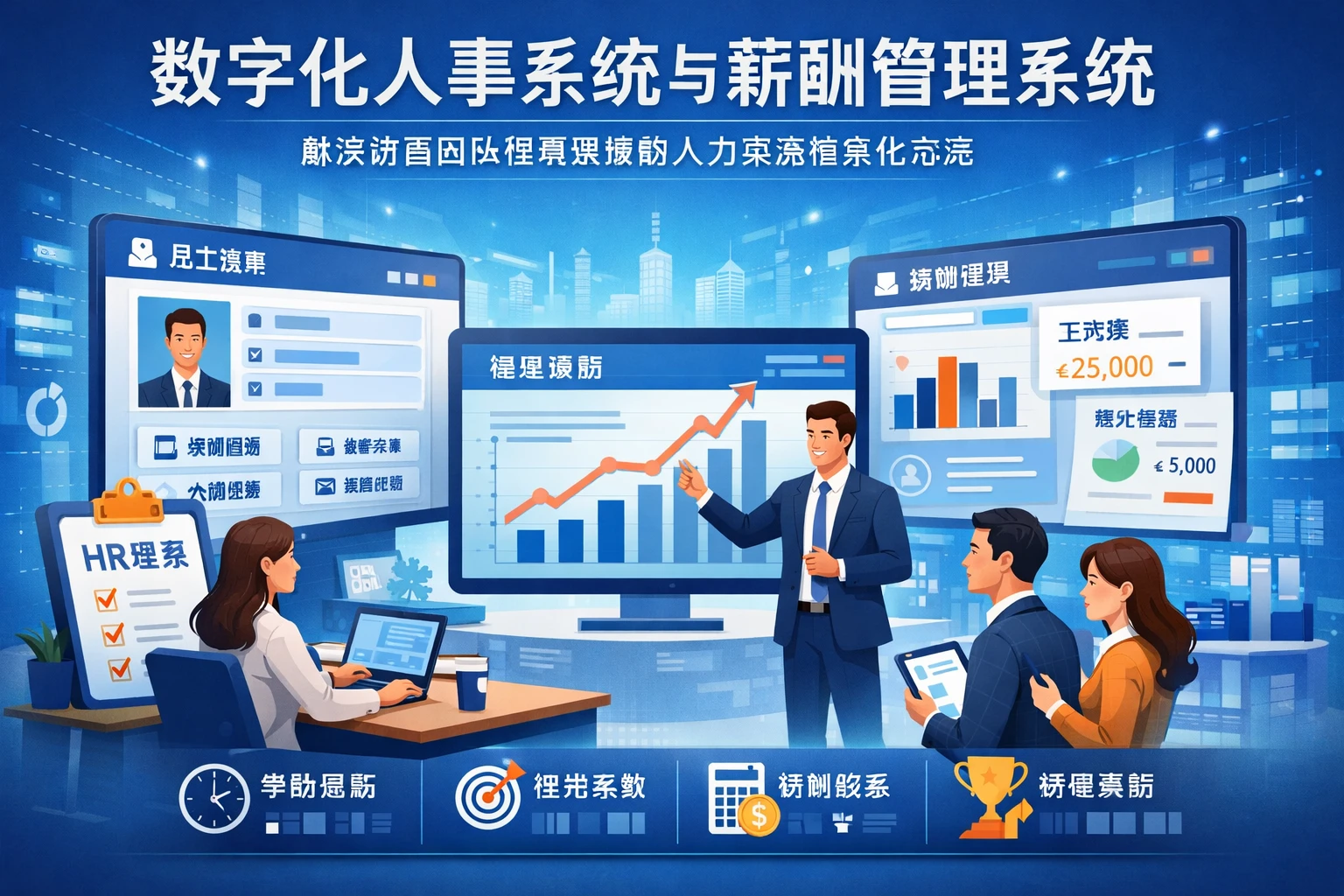 数字化人事系统与薪酬管理系统：解决销售团队管理困境的人力资源信息化方案