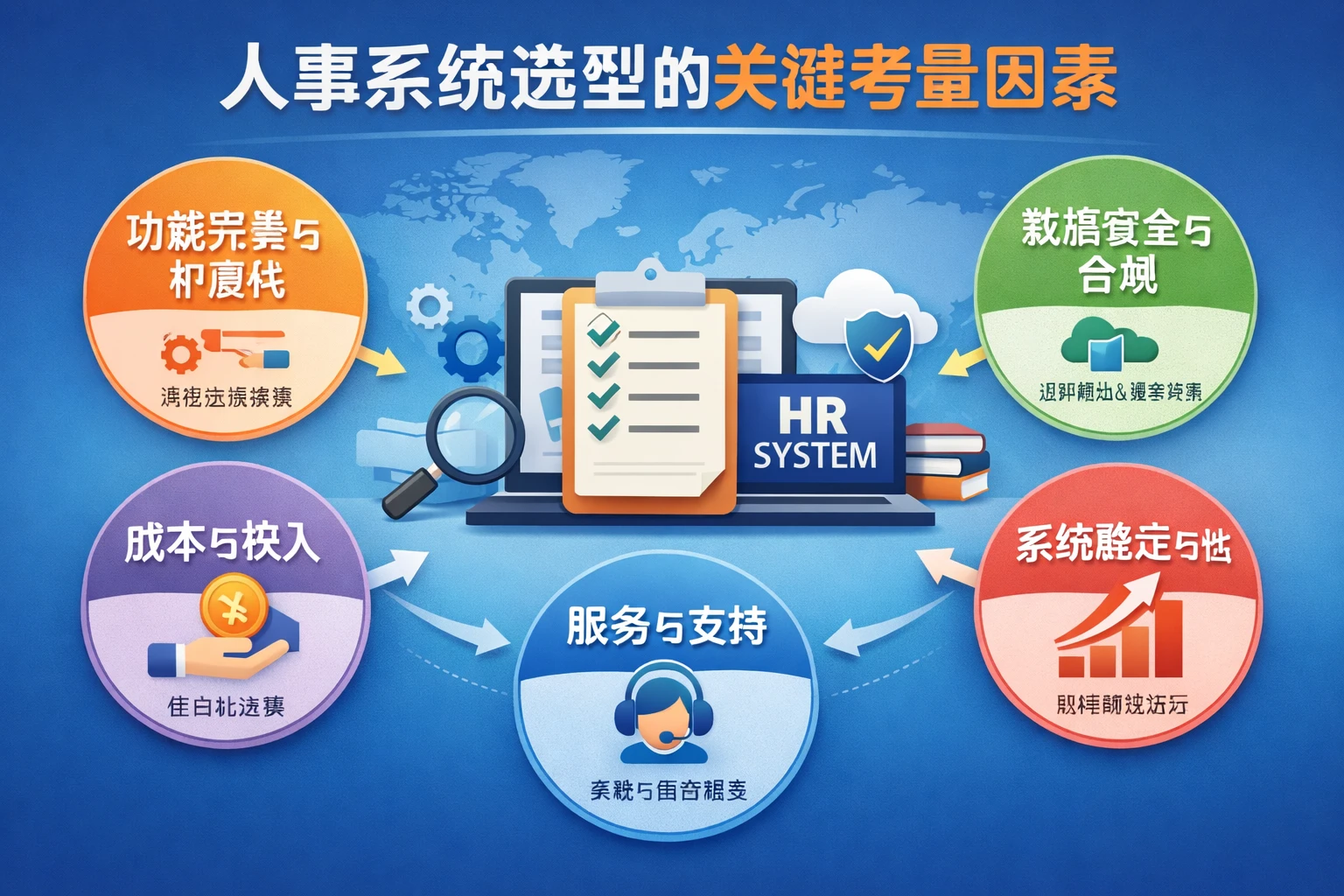 人事系统选型的关键考量因素