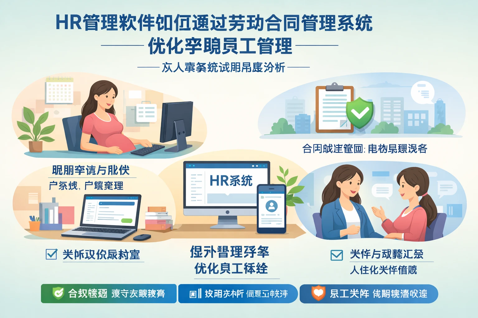 HR管理软件如何通过劳动合同管理系统优化孕期员工管理——从人事系统试用角度分析