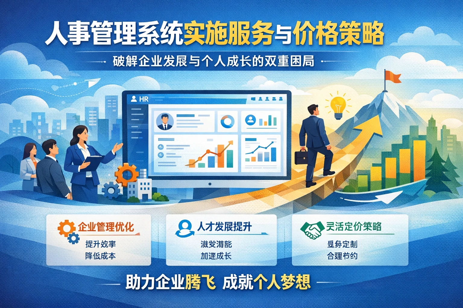 人事管理系统实施服务与价格策略:破解企业发展与个人成长的双重困局