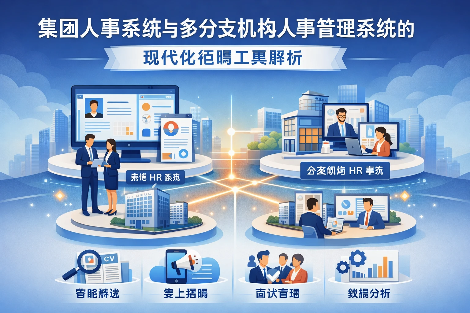 集团人事系统与多分支机构人事管理系统的现代化招聘工具解析